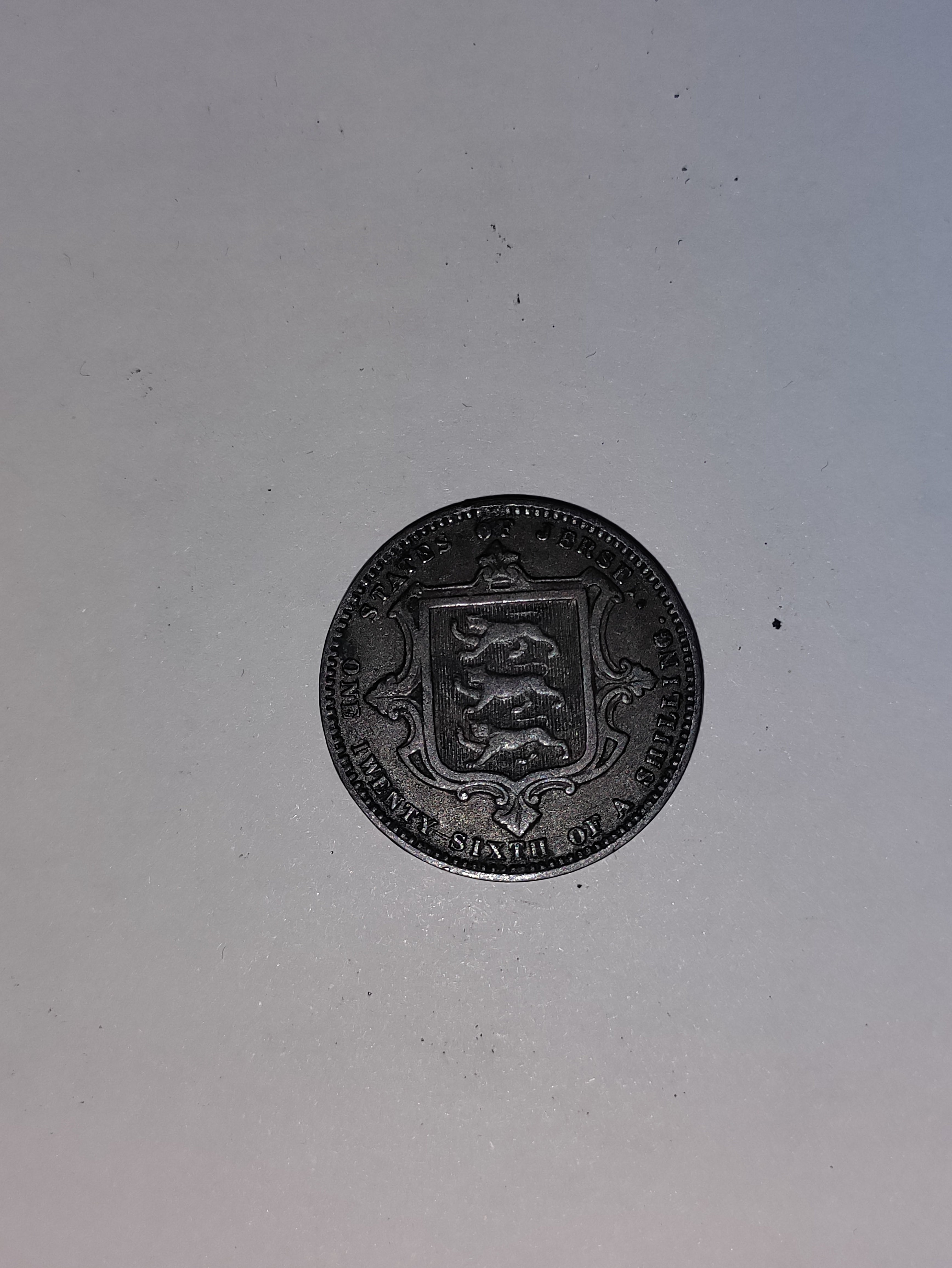 1/26 Of a Shilling Jersey 1866