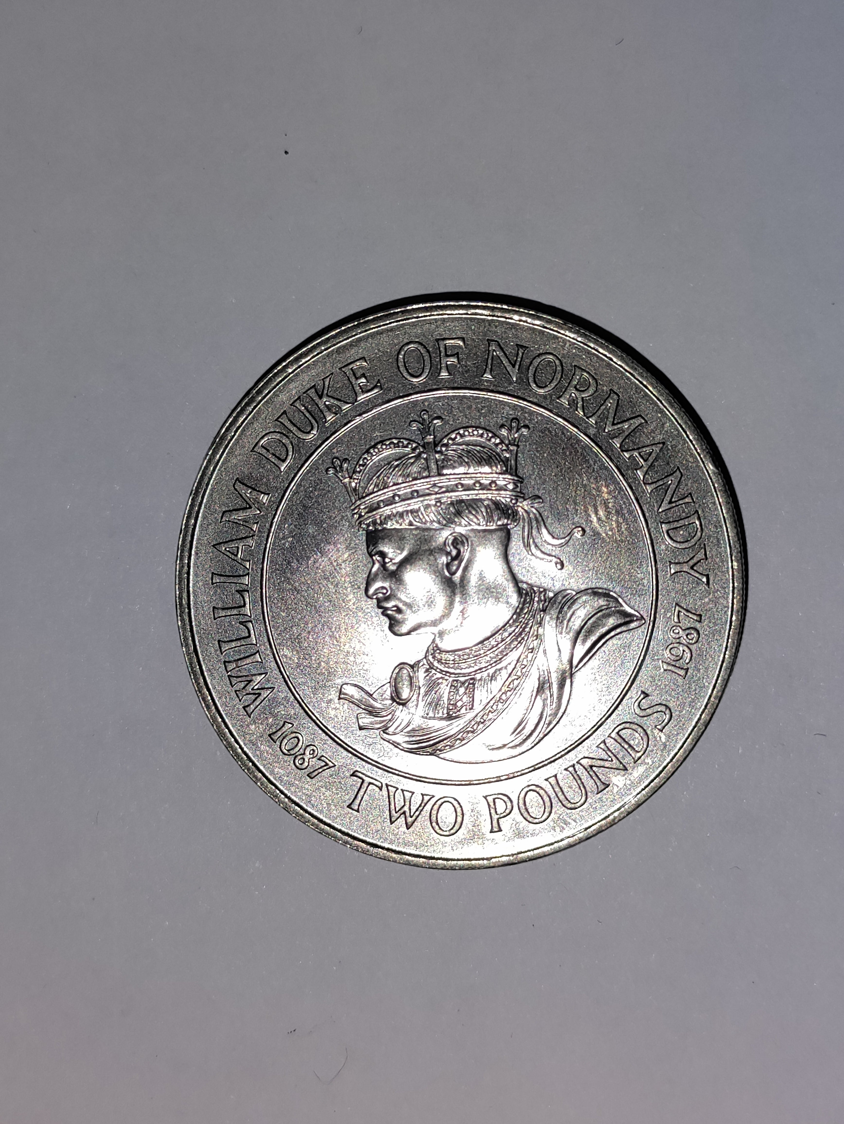 Two Pounds Guernsey 1987