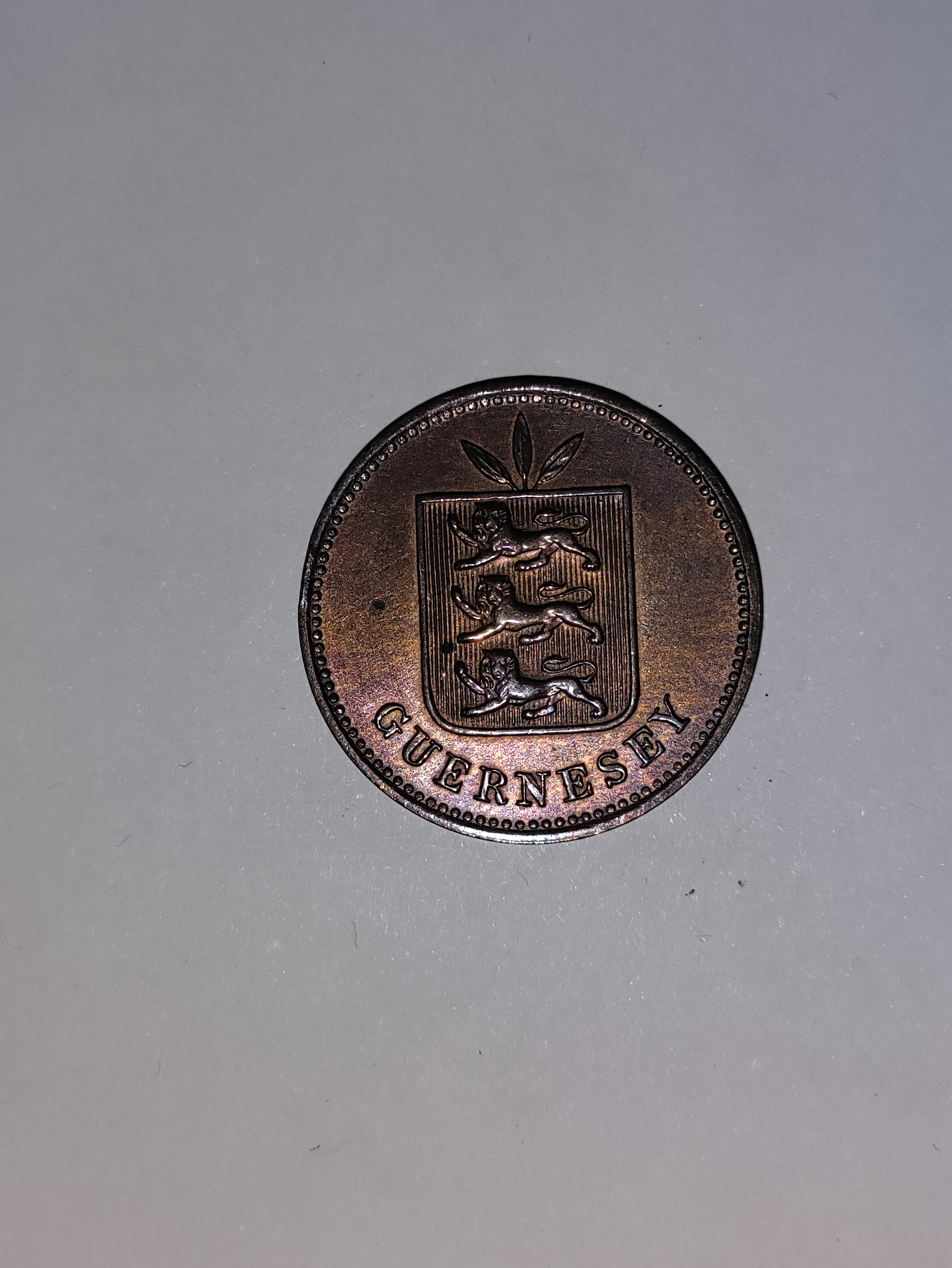 4 Doubles Guernsey 1889