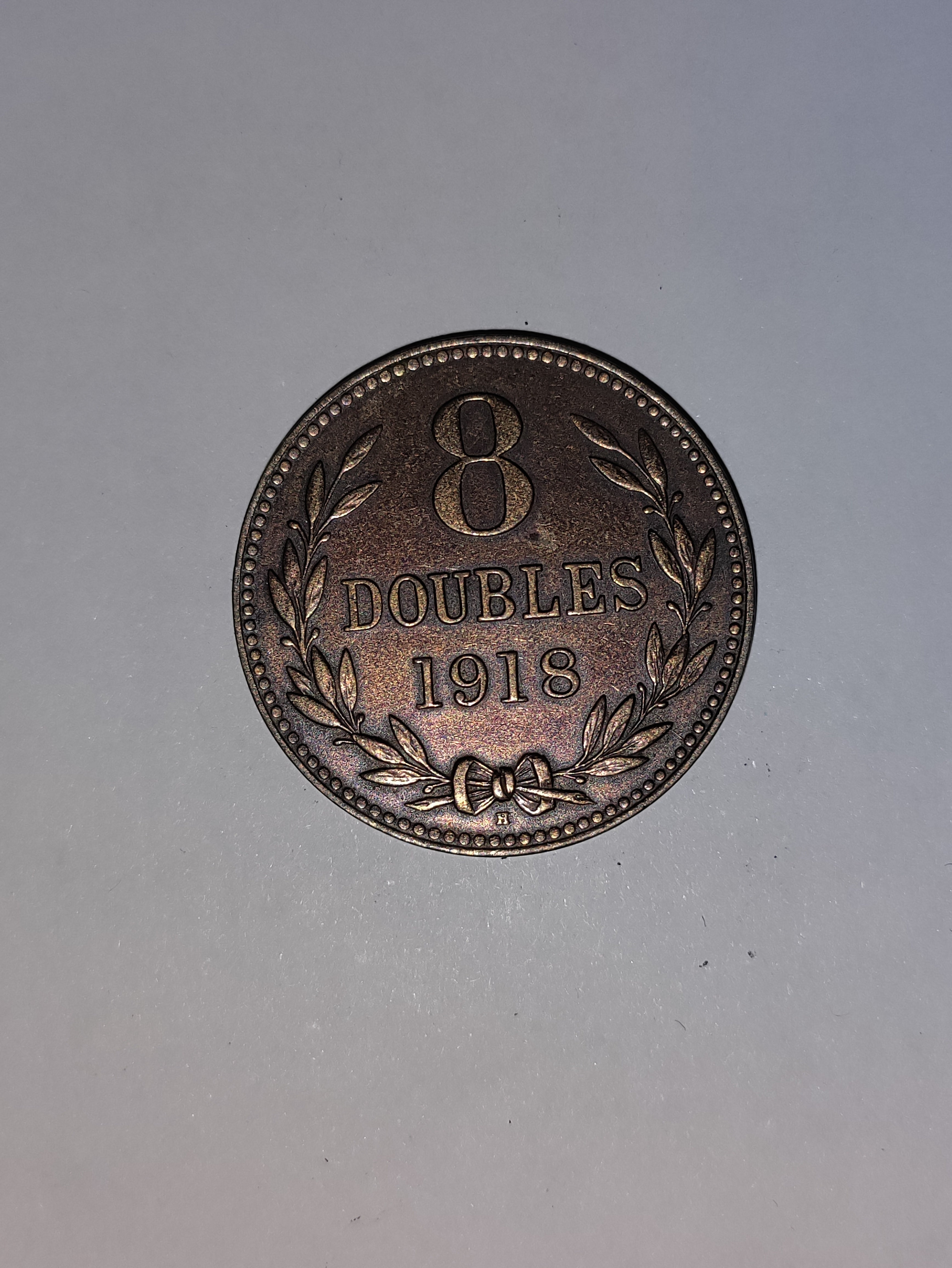 8 Doubles 1918 Guernsey