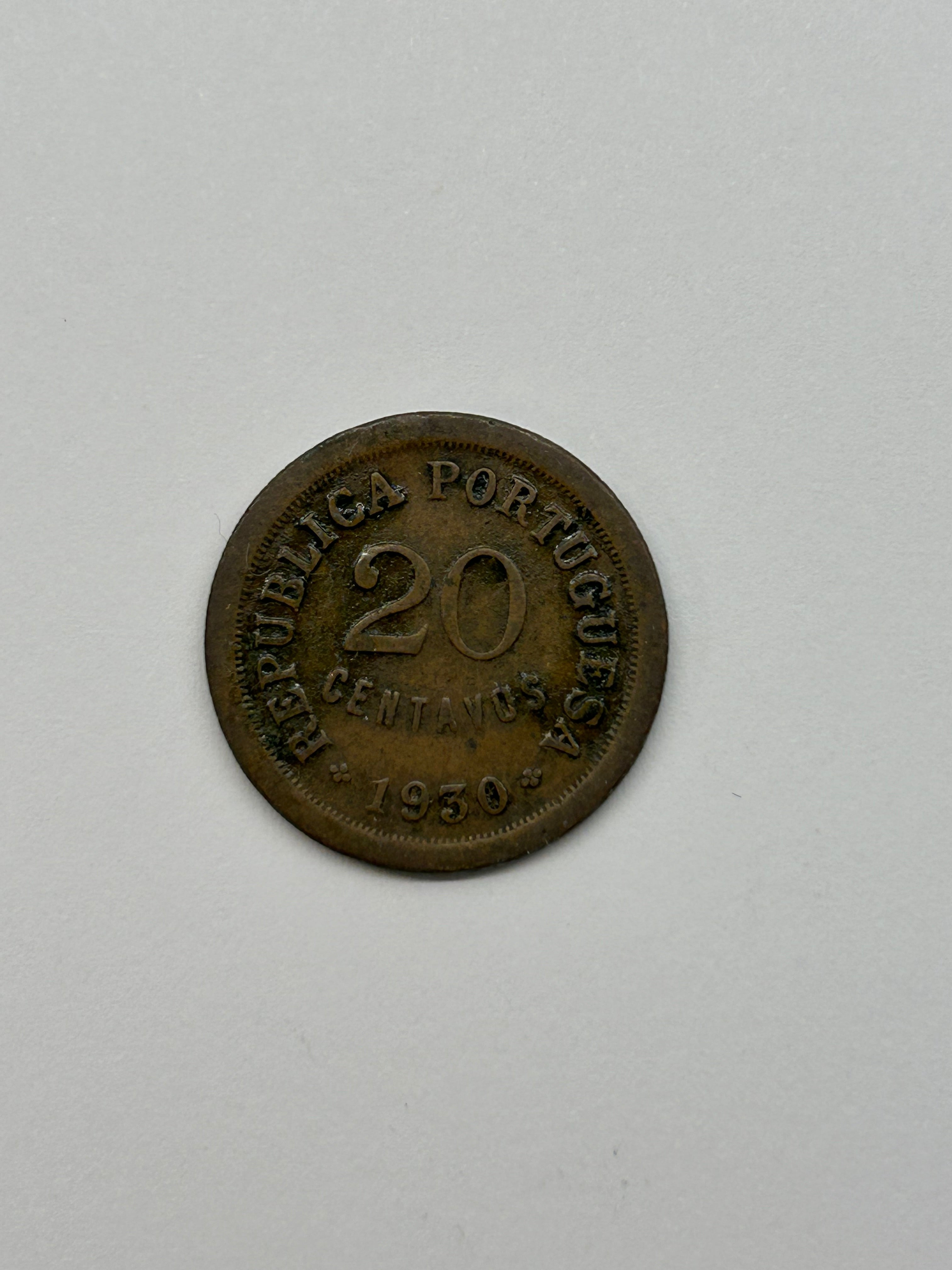 20 Centavos Portugal 1930