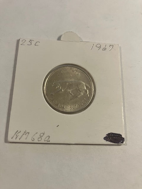 25 Cents 1967 Canada