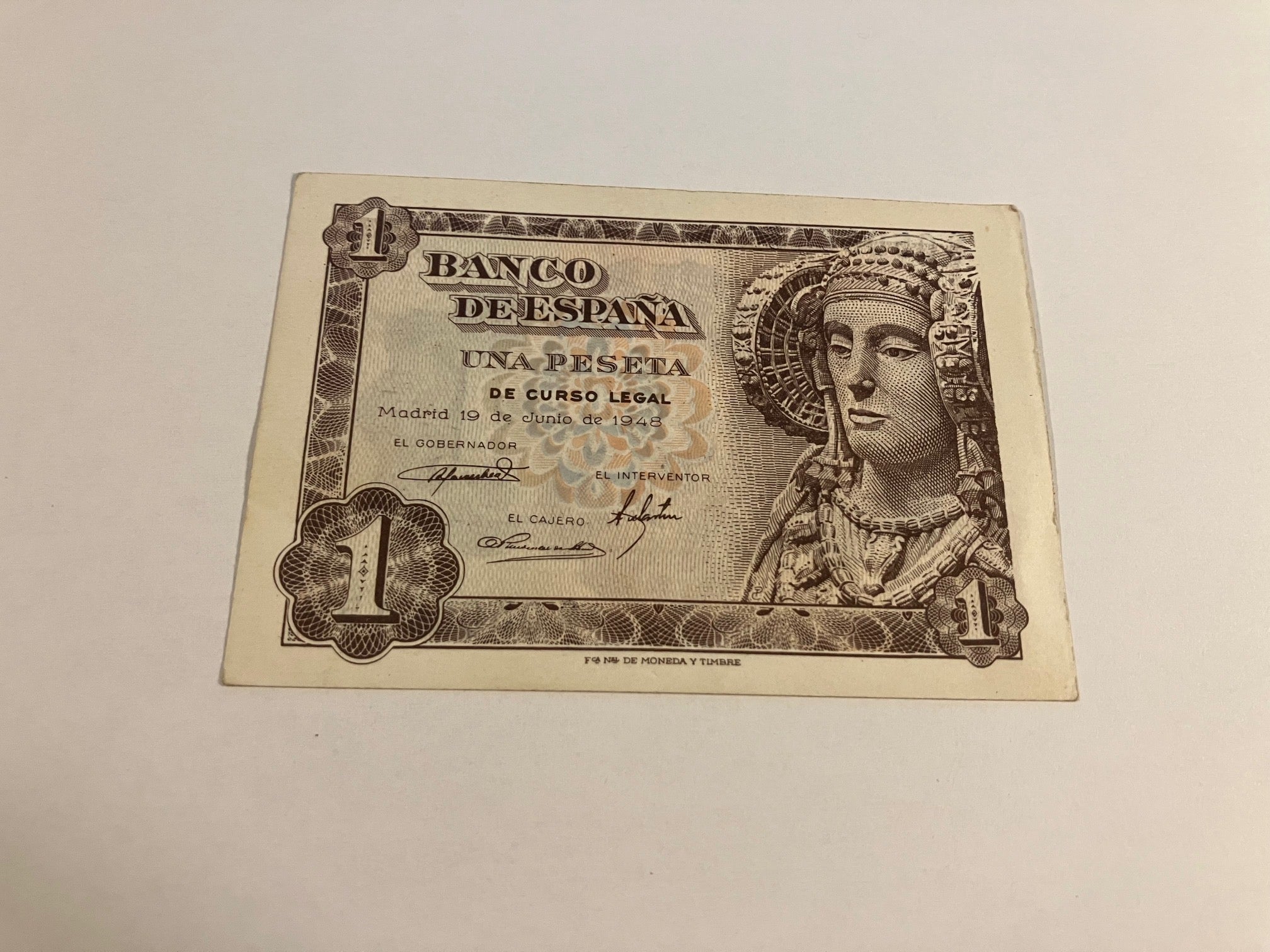 1 Peseta 1948 Spain