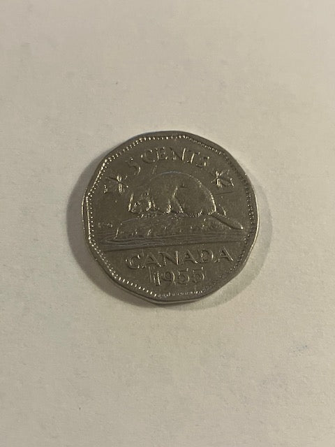 5 Cents 1955 Canada