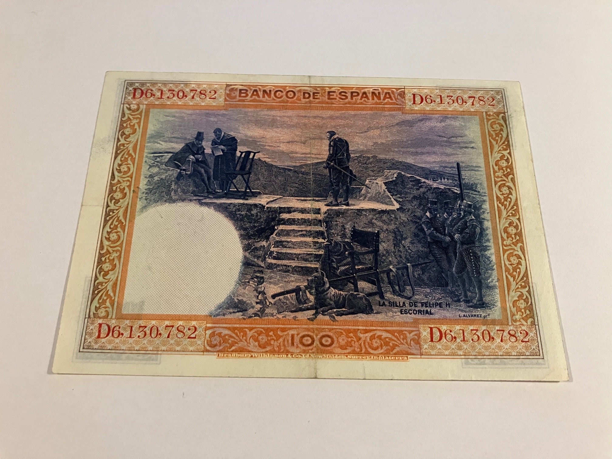 100 Pesetas 1925 Spain