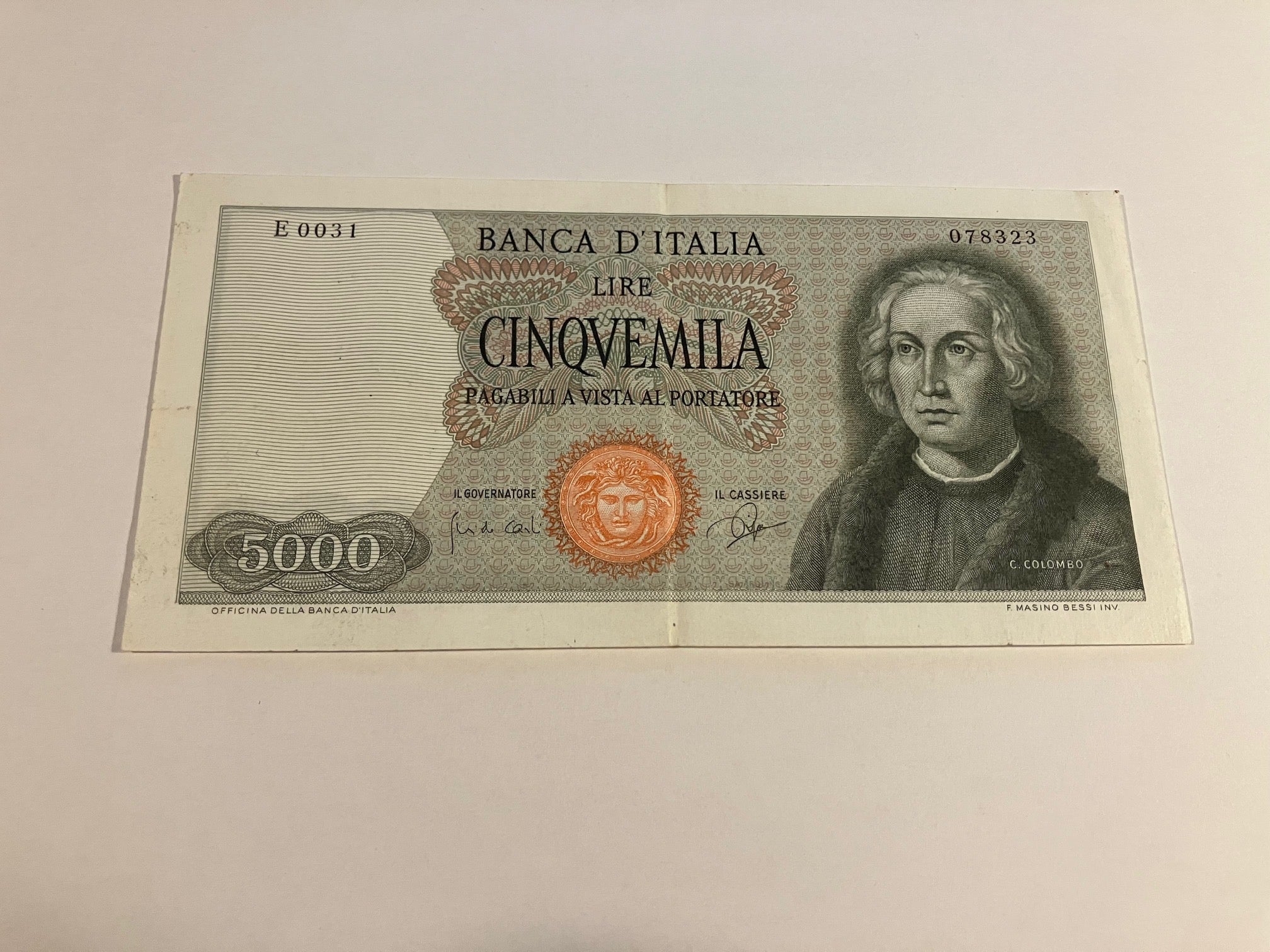 5000 Lira Italy