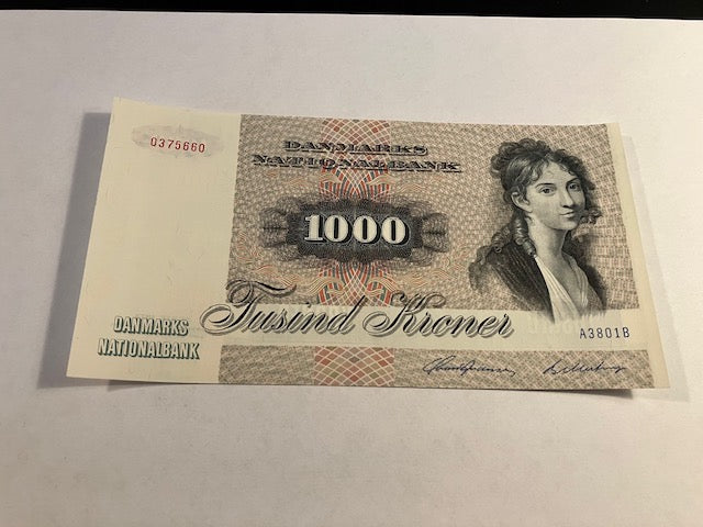 1000 Kroner Danmark 1980