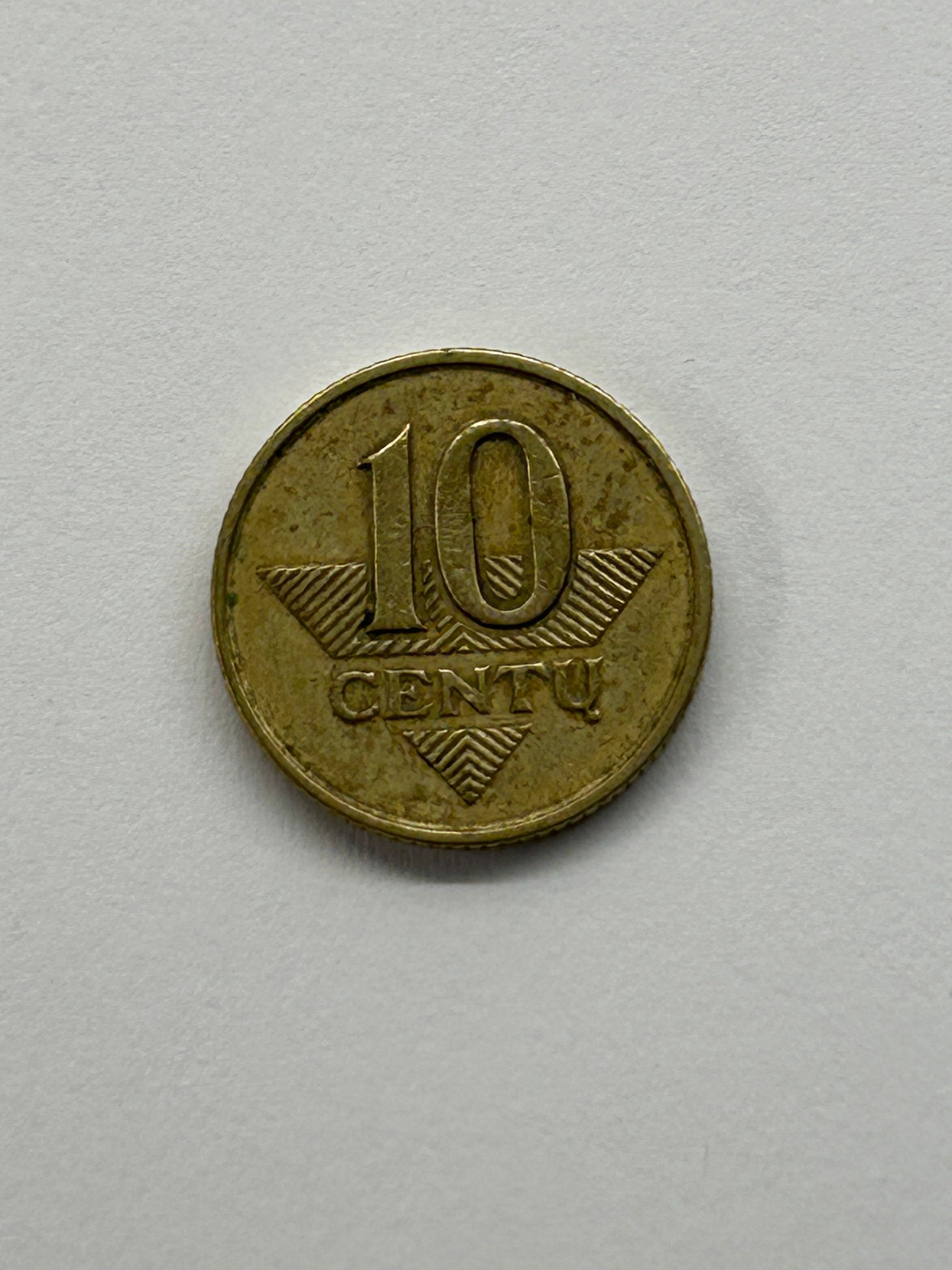 10 Centu Lithuania 1997