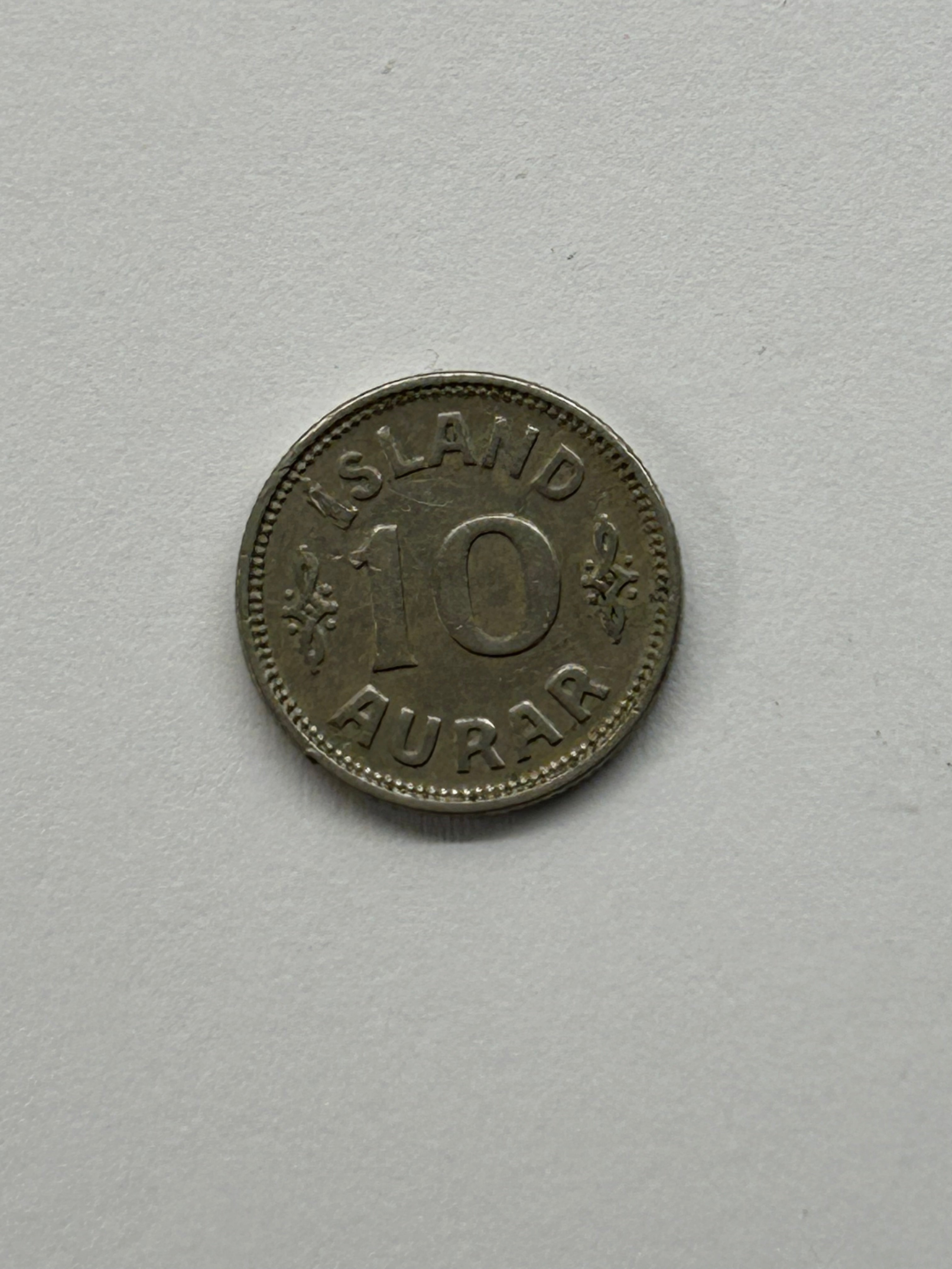 10 Aurar 1925 Iceland