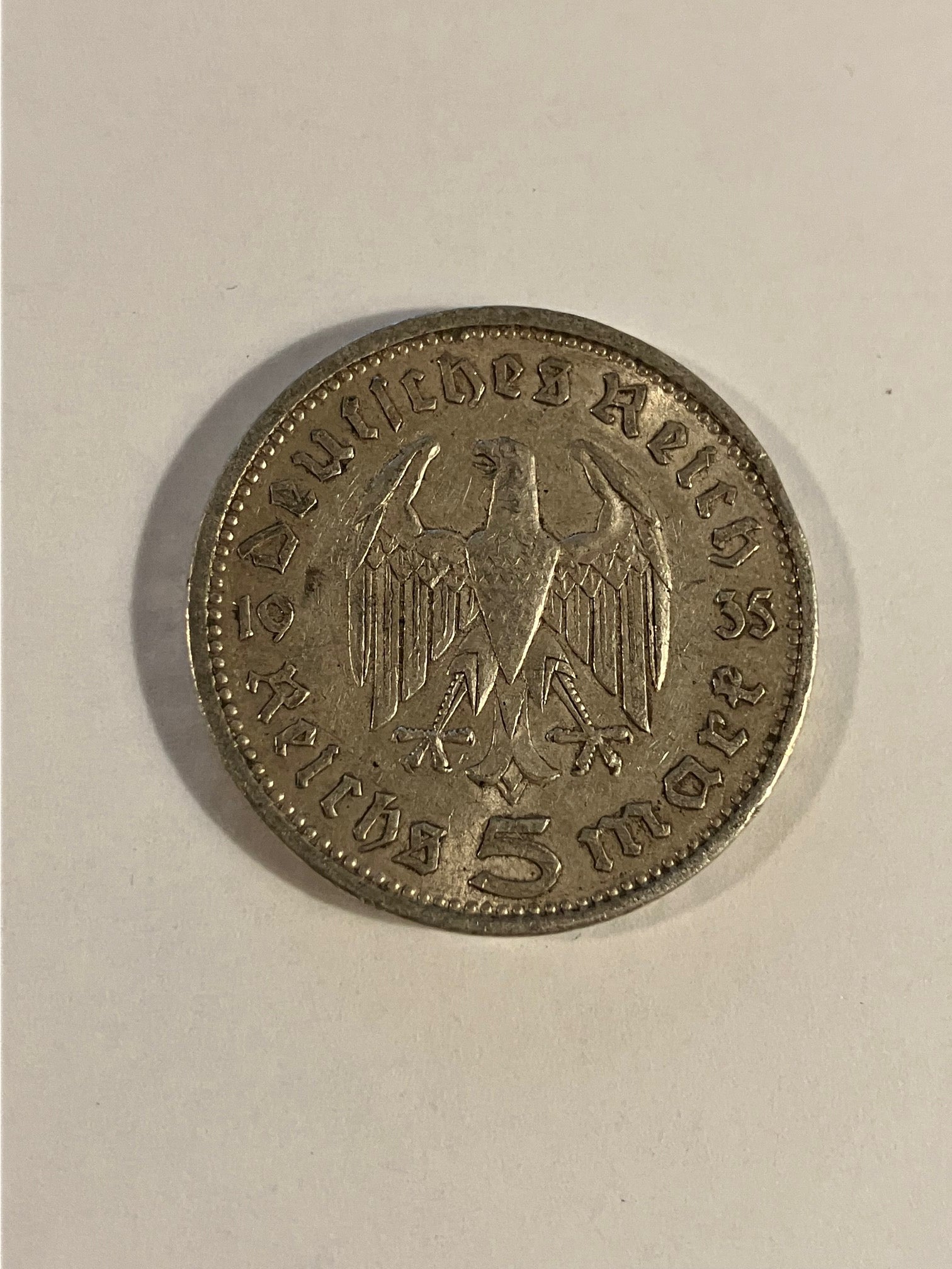 5 Mark 1935 Germany