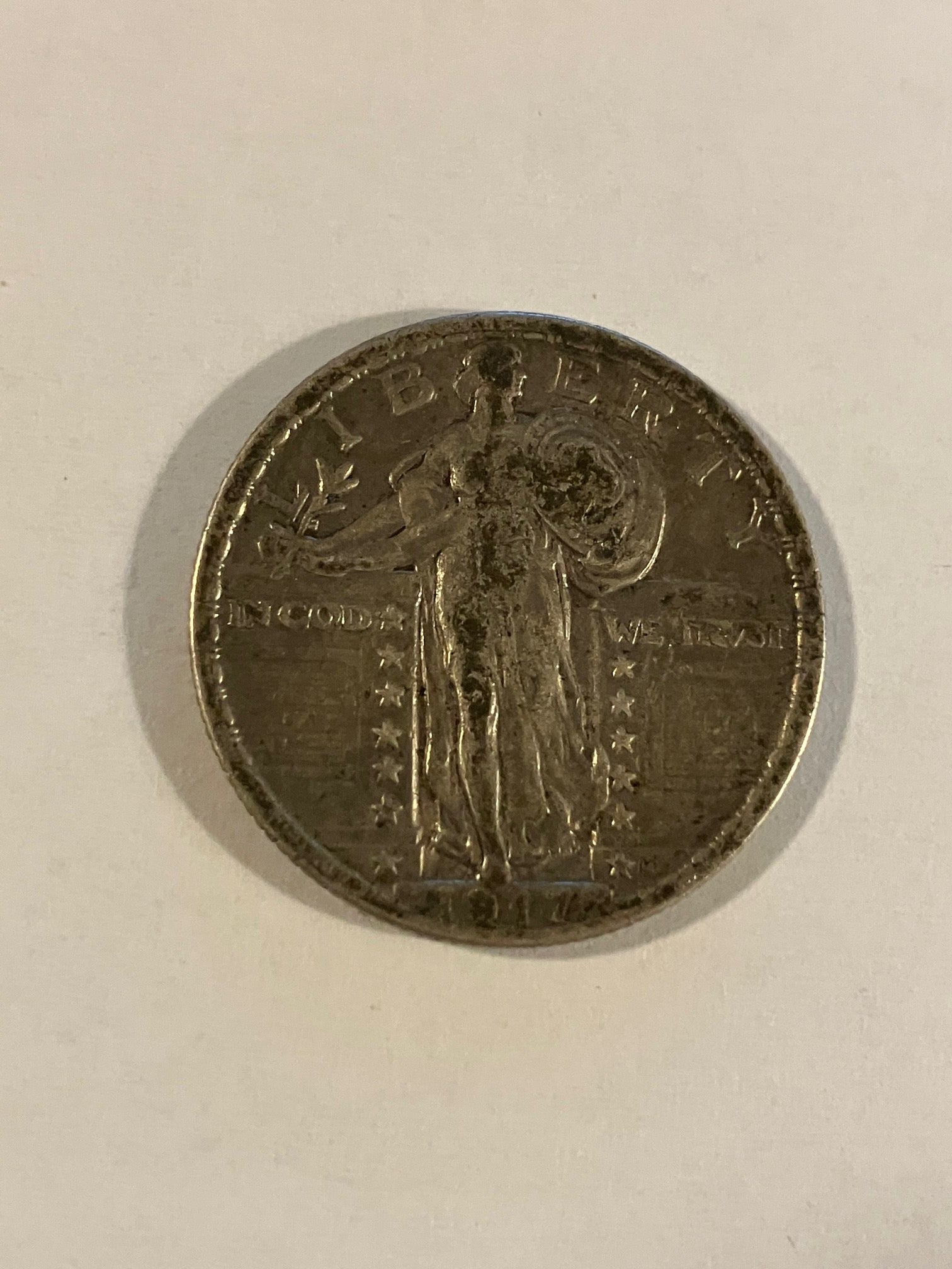 Quarter Dollar 1917 USA