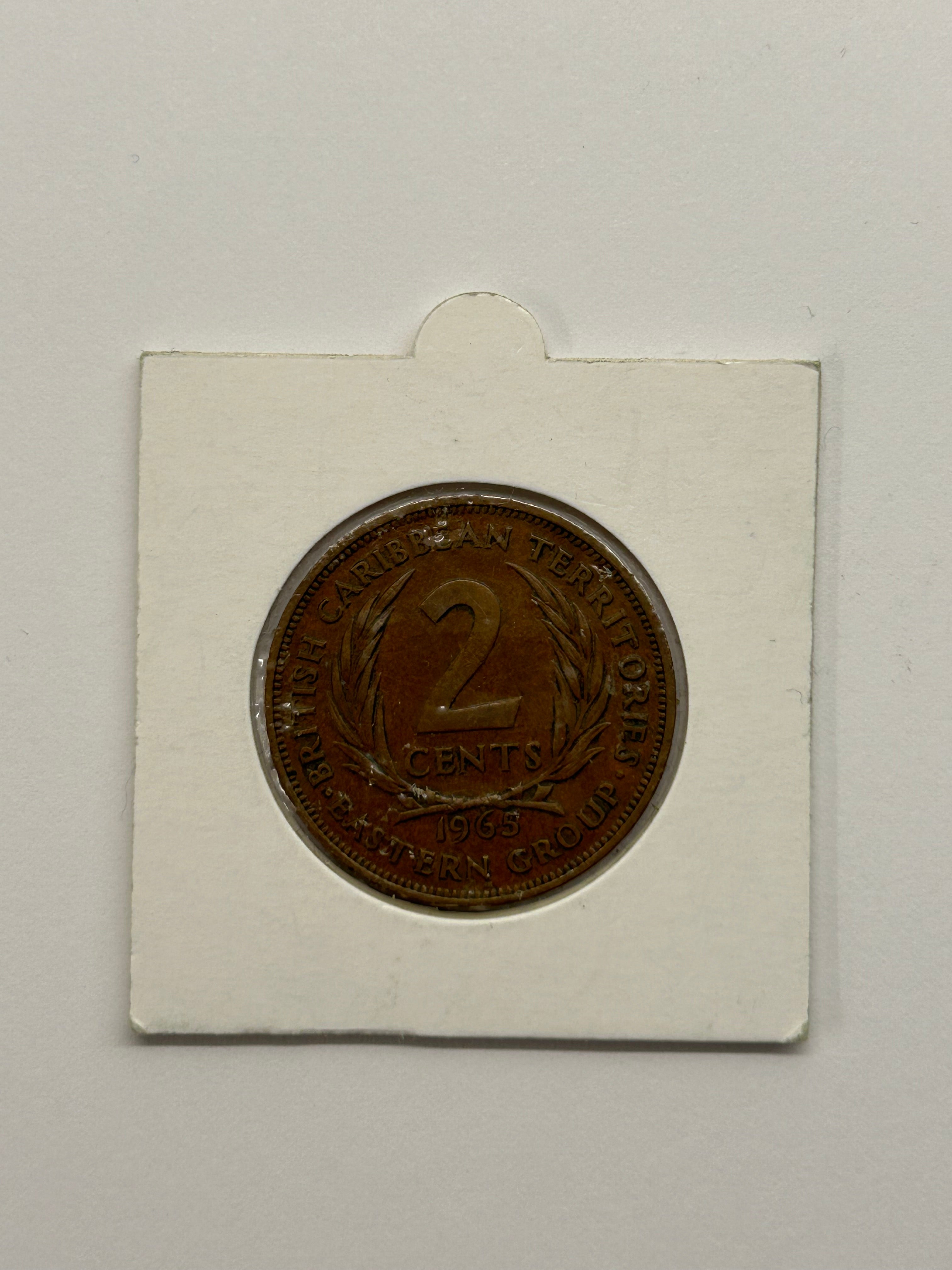 2 Cents British Caribbean Territories 1965