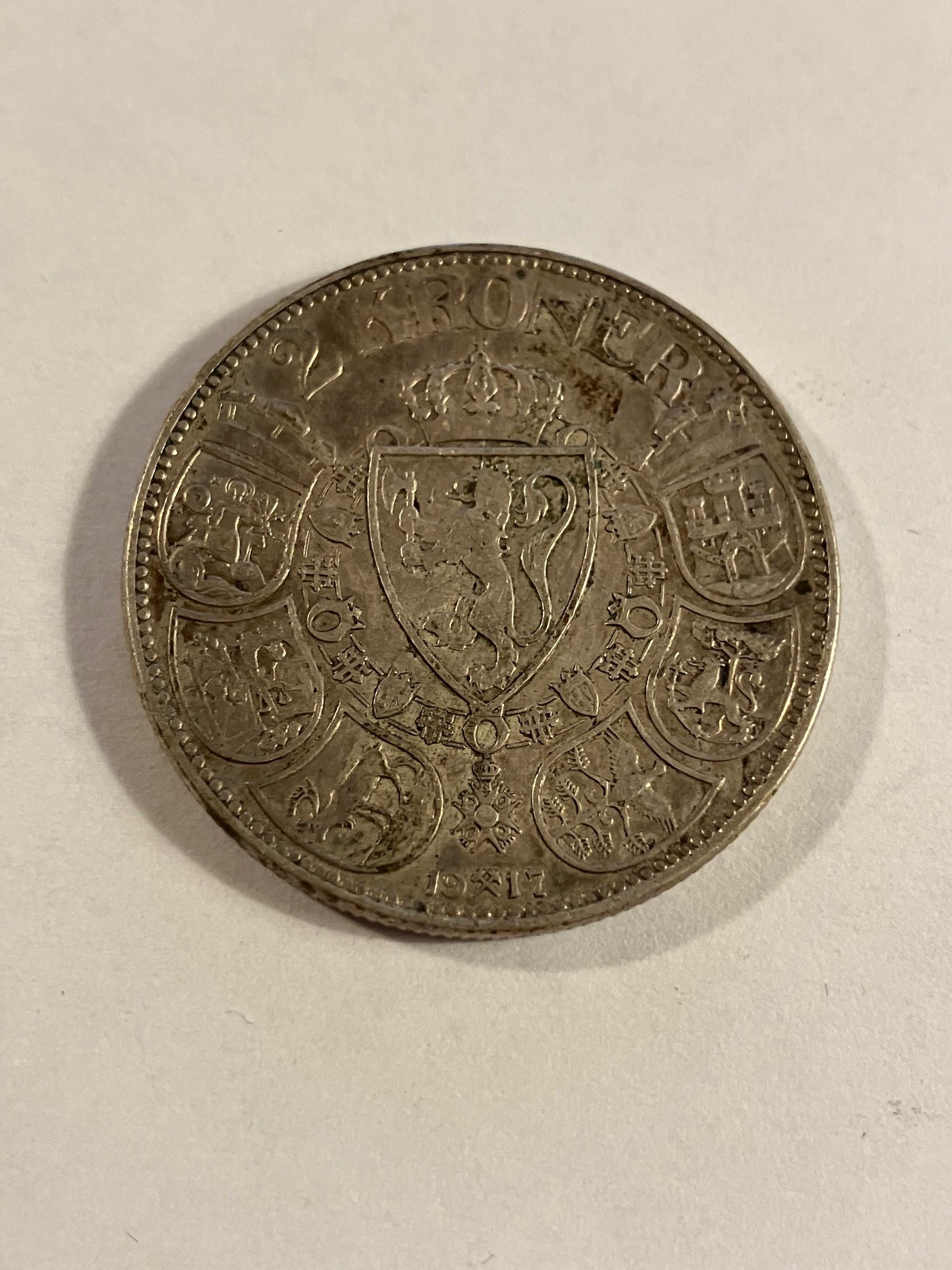 2 Kroner 1917 Norge