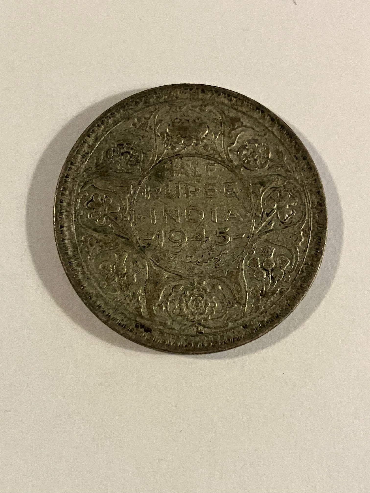 Half Rupee India 1945