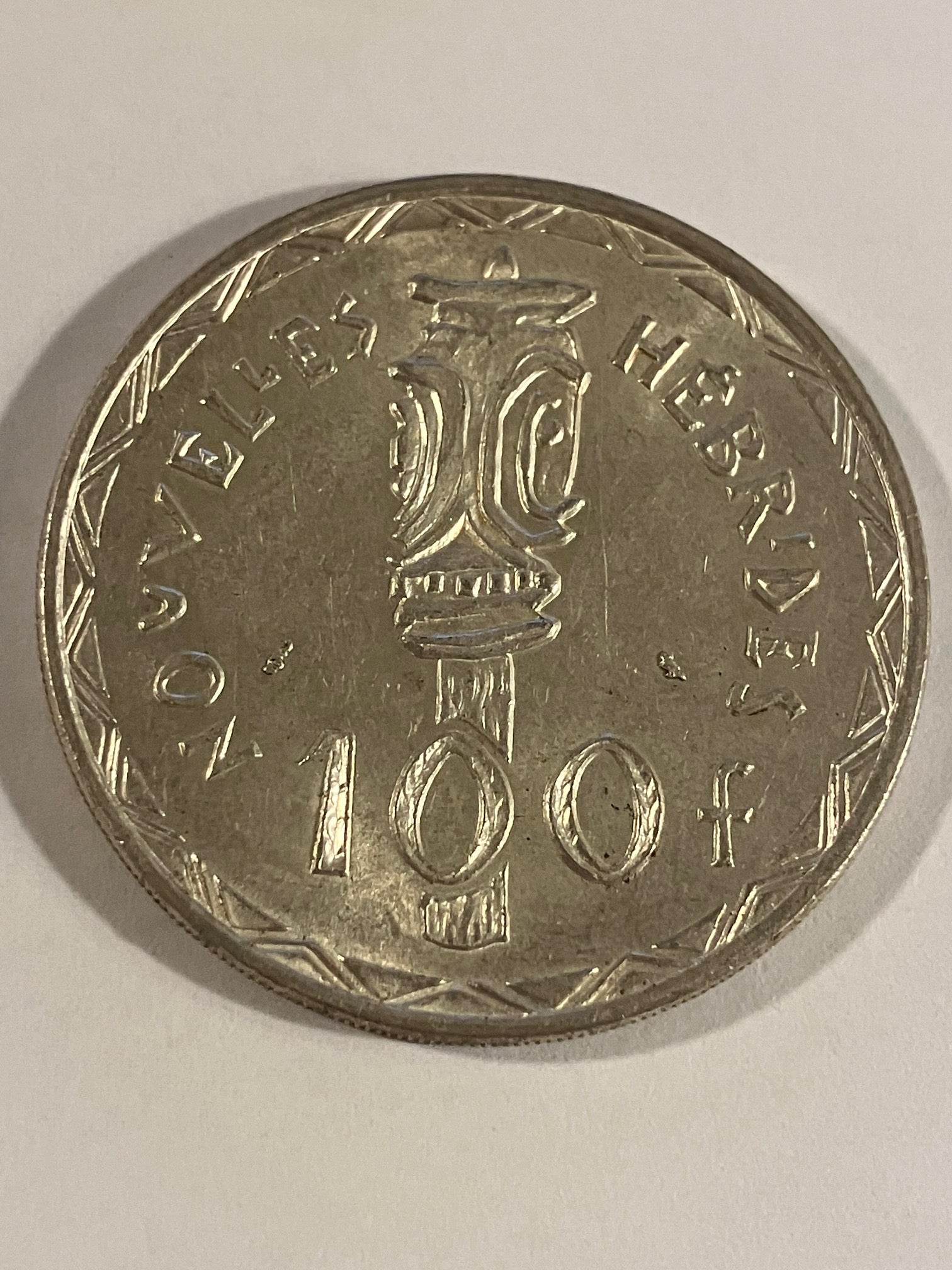 100 Francs Vanuatu New Hebrides 1966