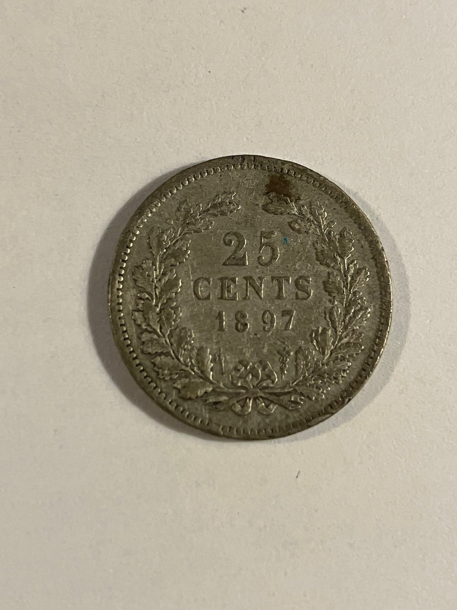 25 Cents 1897 Netherlands