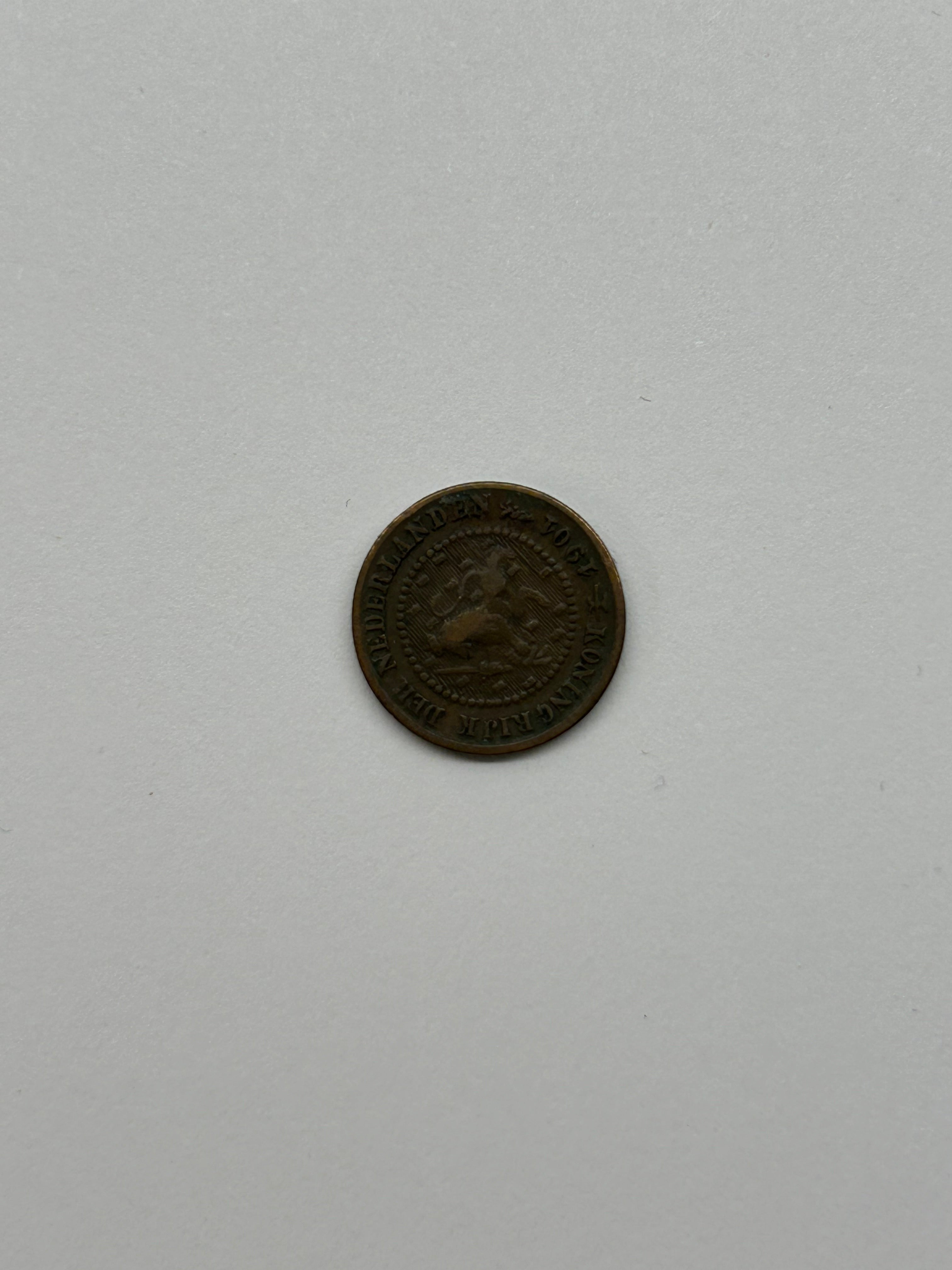 1/2 Cent 1901 Netherlands