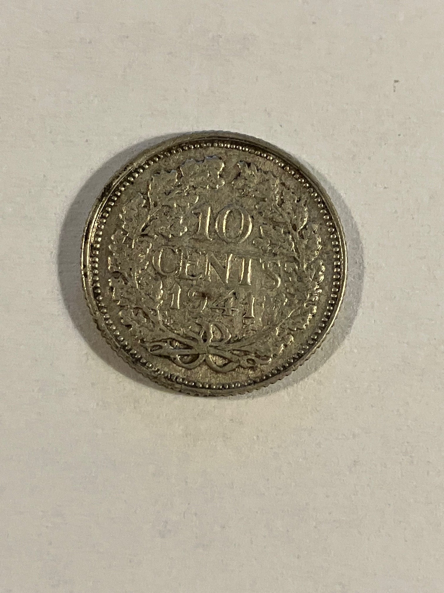 10 Cents Netherlands 1941