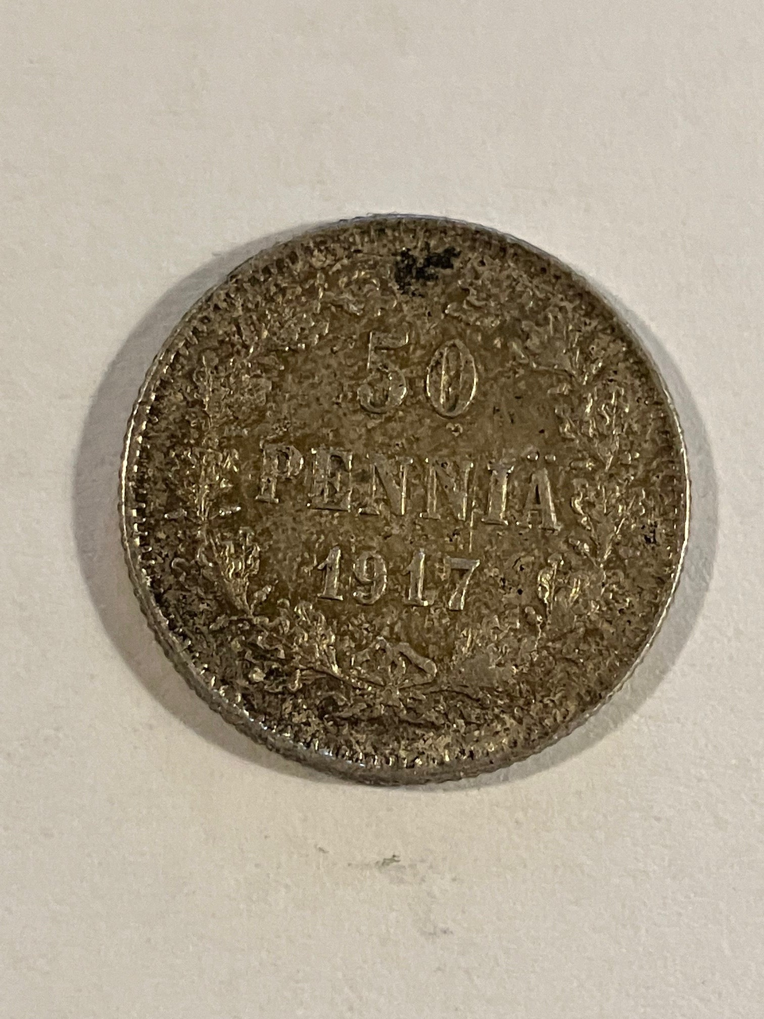 50 Pennia 1917 Finland