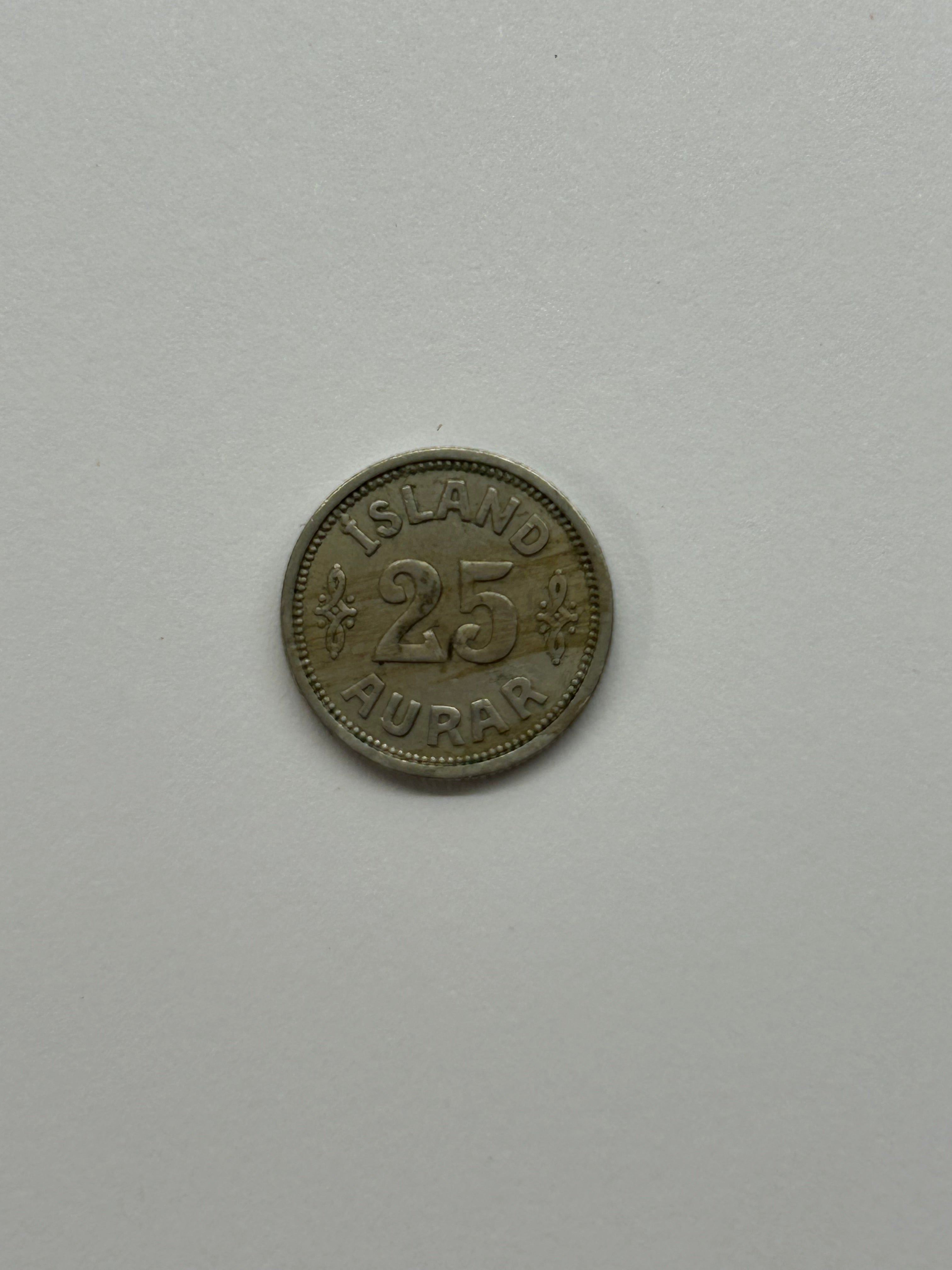 25 Aurar 1923 Iceland