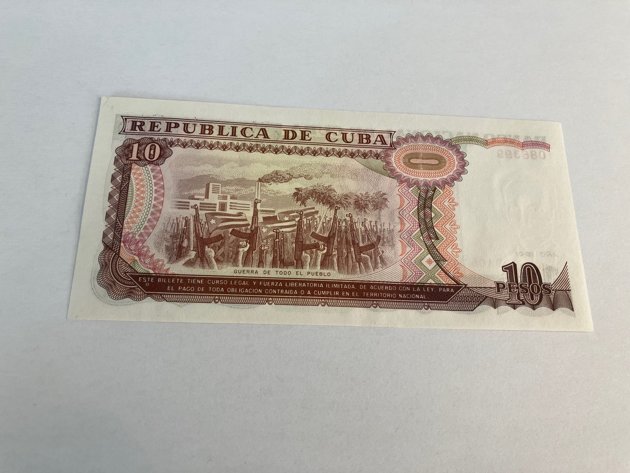 Diez Pesos Cuba 1991