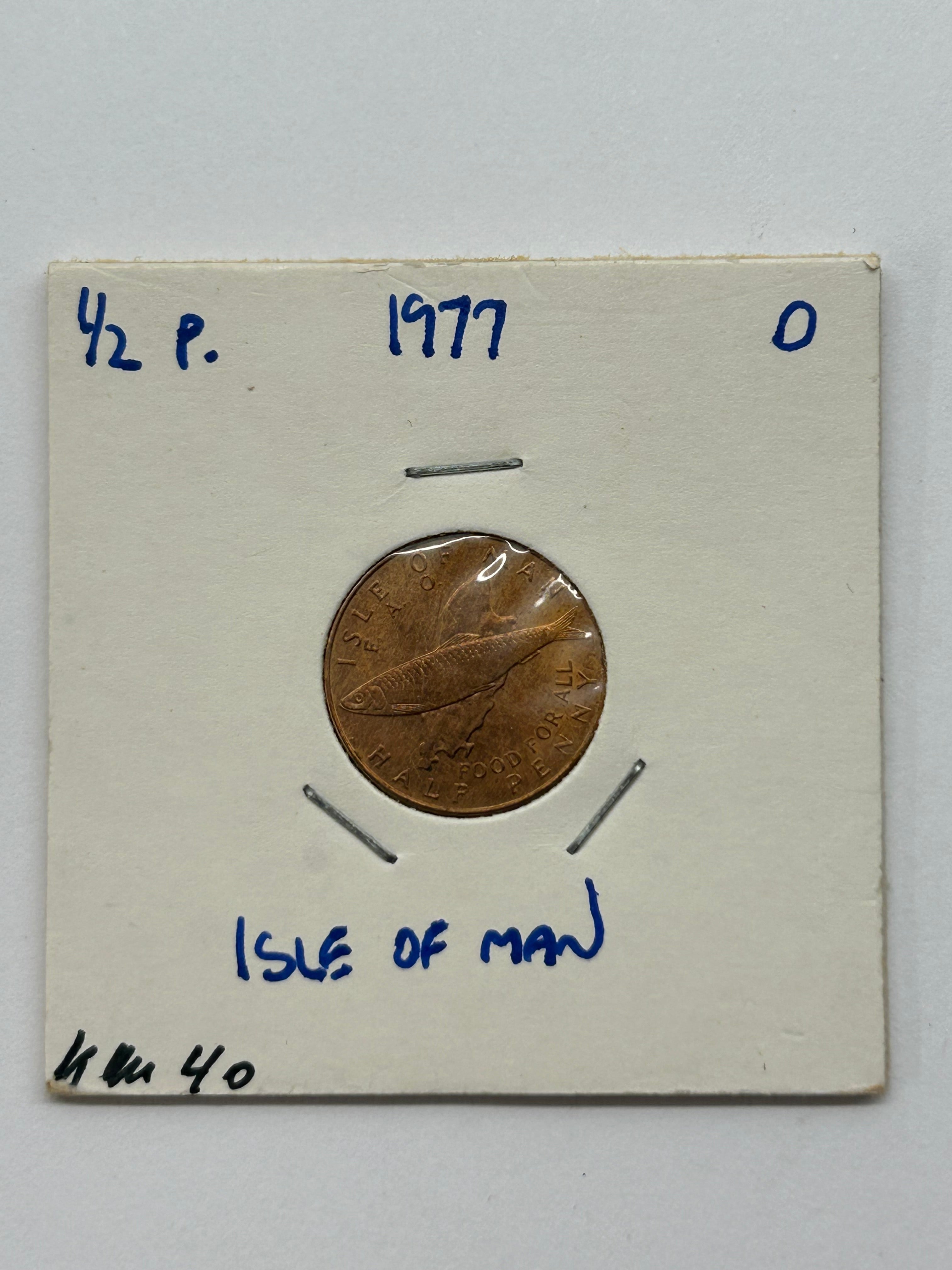 Half Penny 1977 Isle Of man