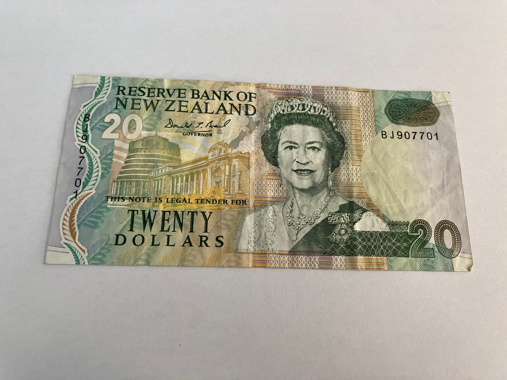 20 Dollars New Zealand