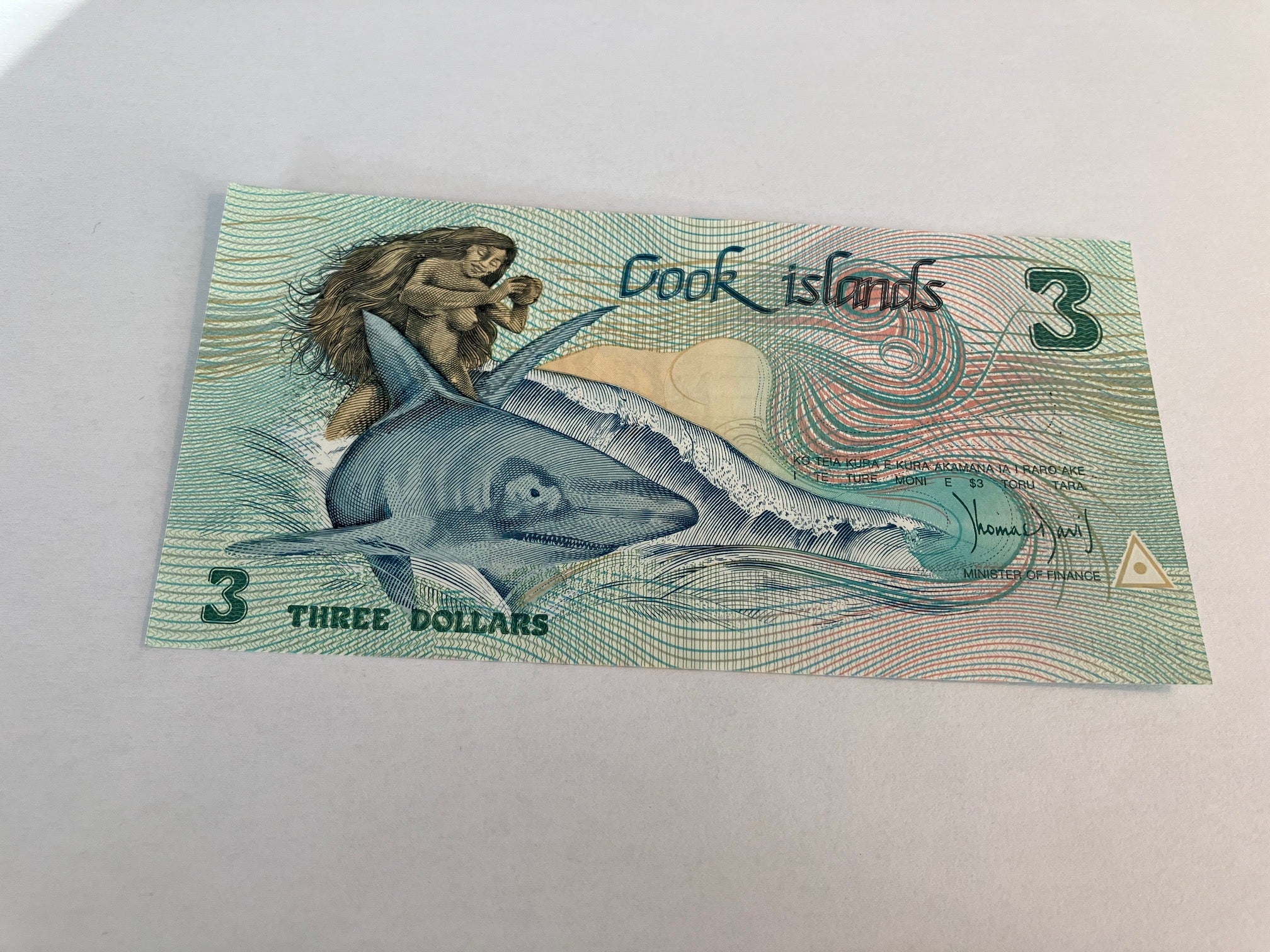 Three Dollars Cook Islands 1992