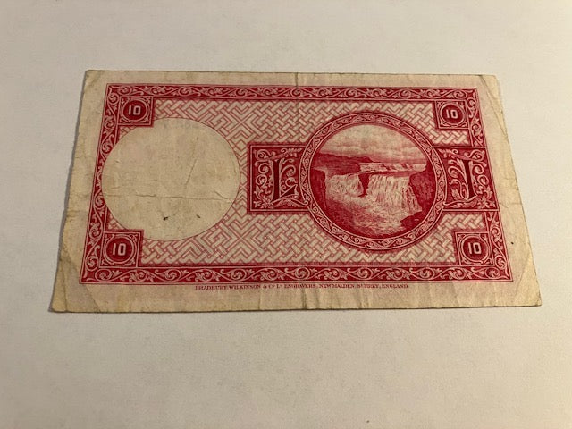 10 Kronur Iceland 1928