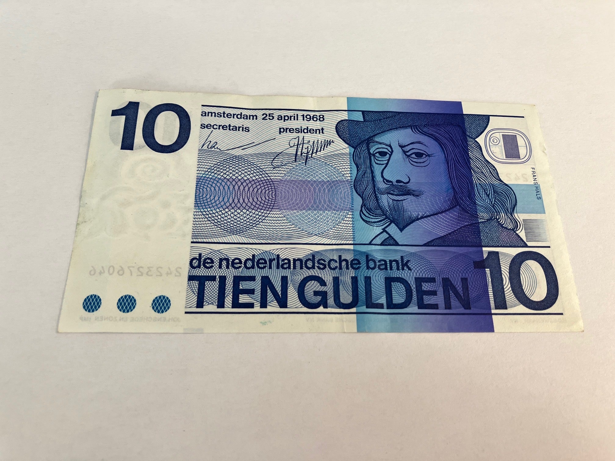 10 Gulden Netherlands 1968