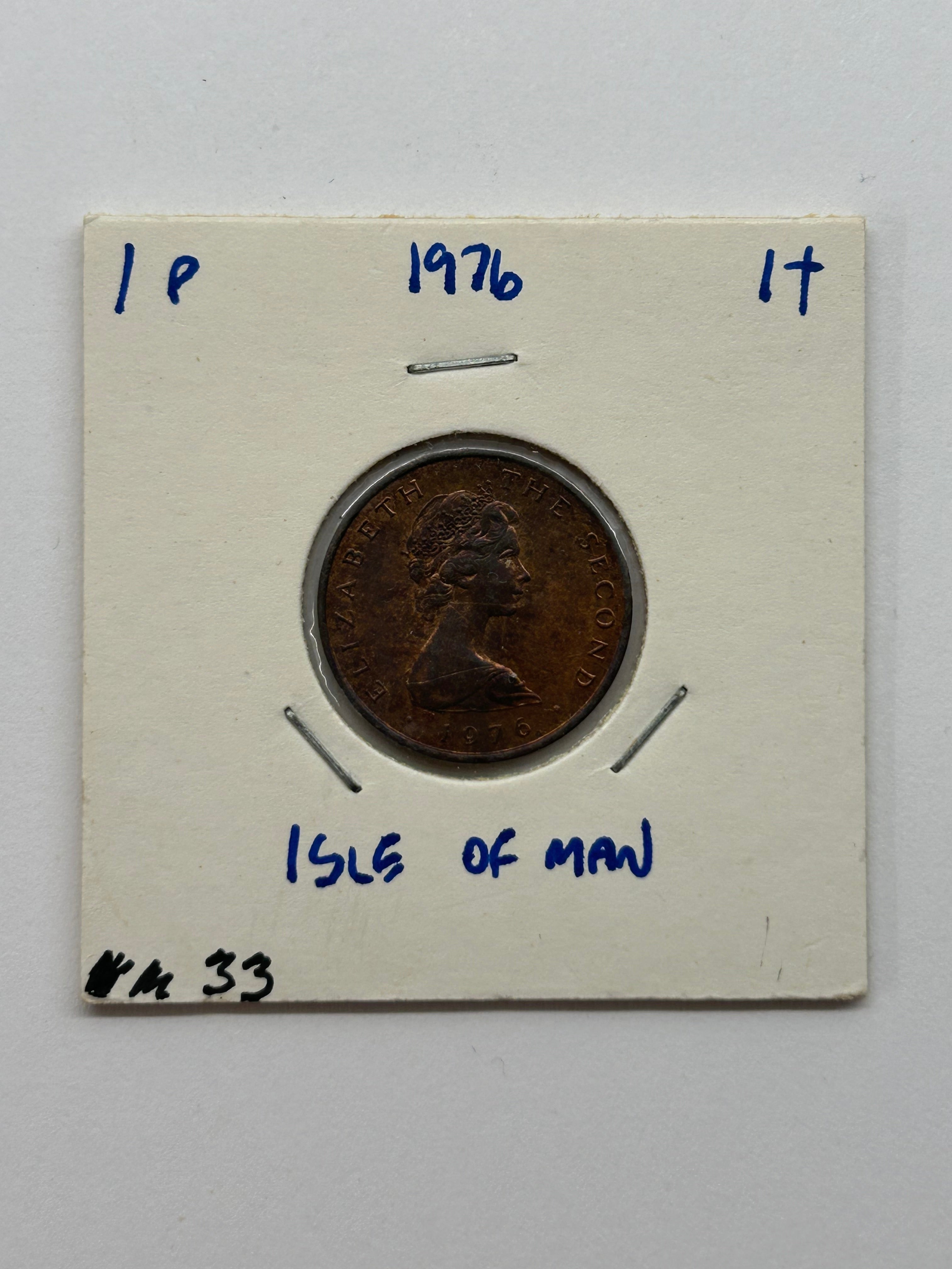 1 Pence Isle Of Man 1976