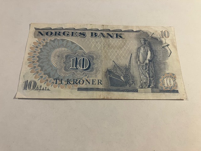 10 Kroner Norge 1977