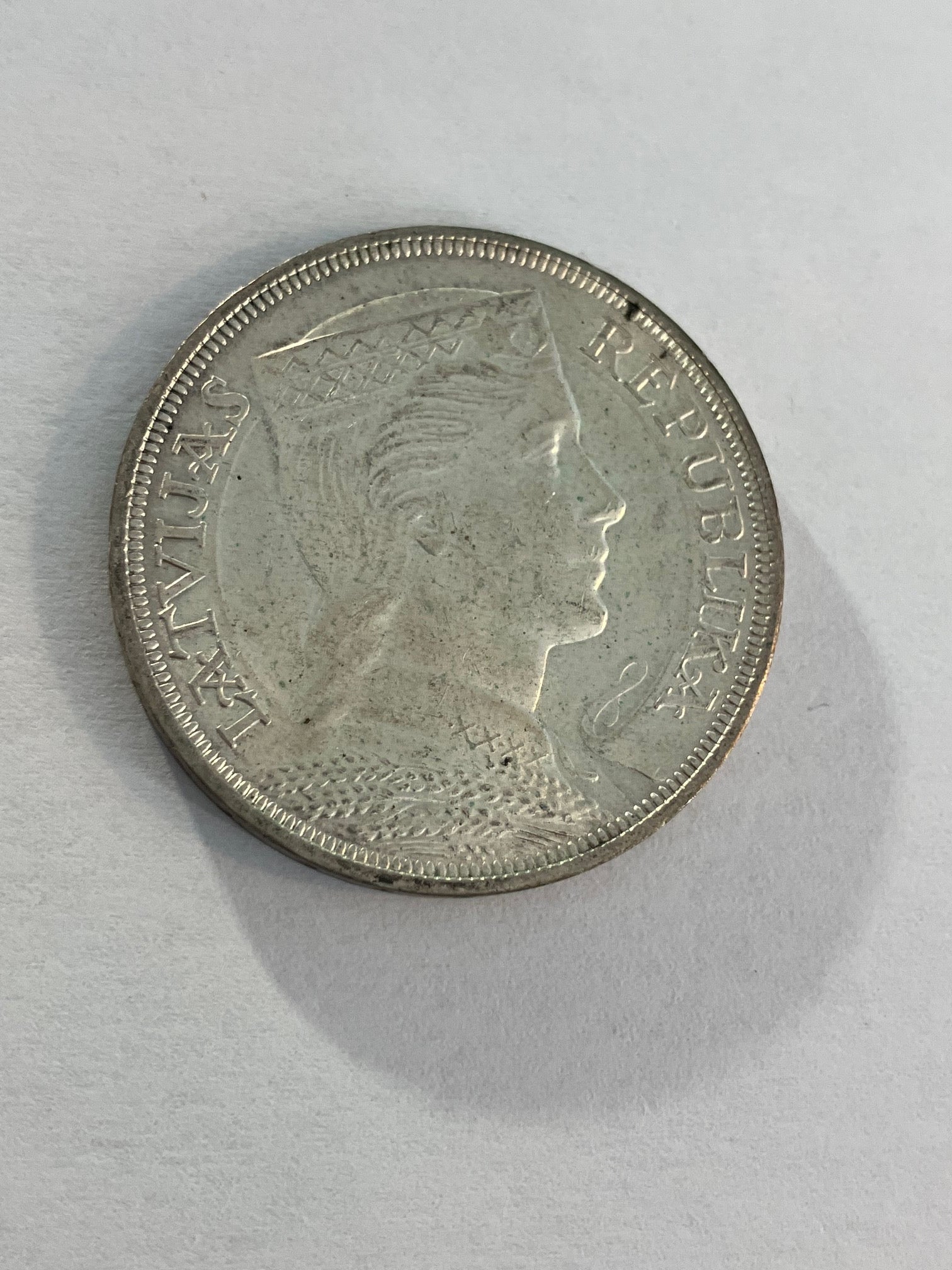 5 Lati 1931 Latvia