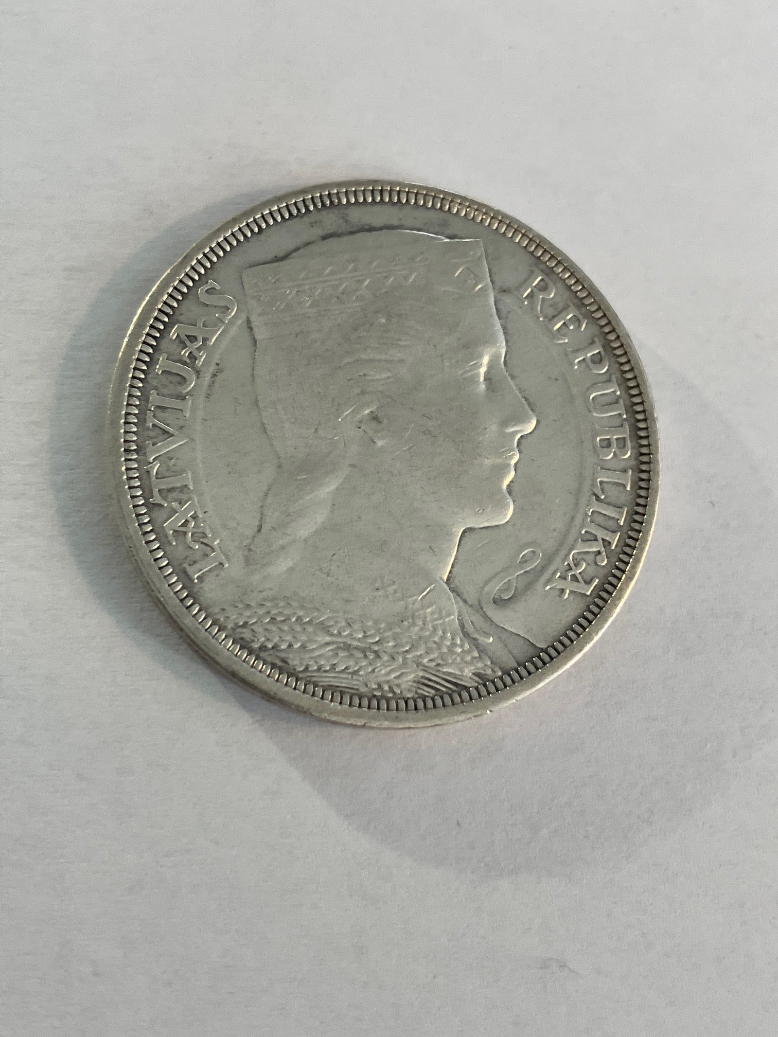 5 Lati 1929 Latvia