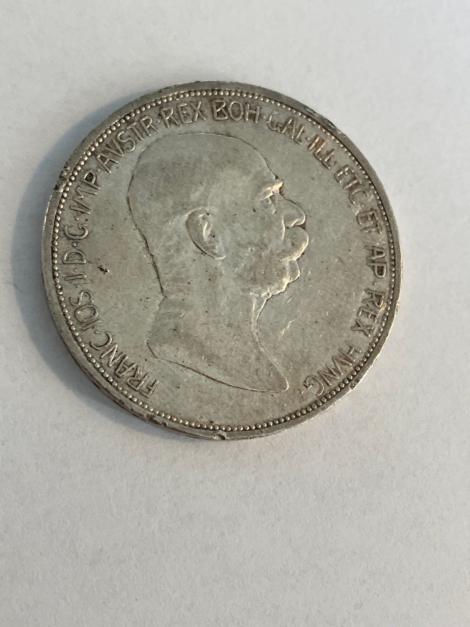 5 Corona 1908 Austria