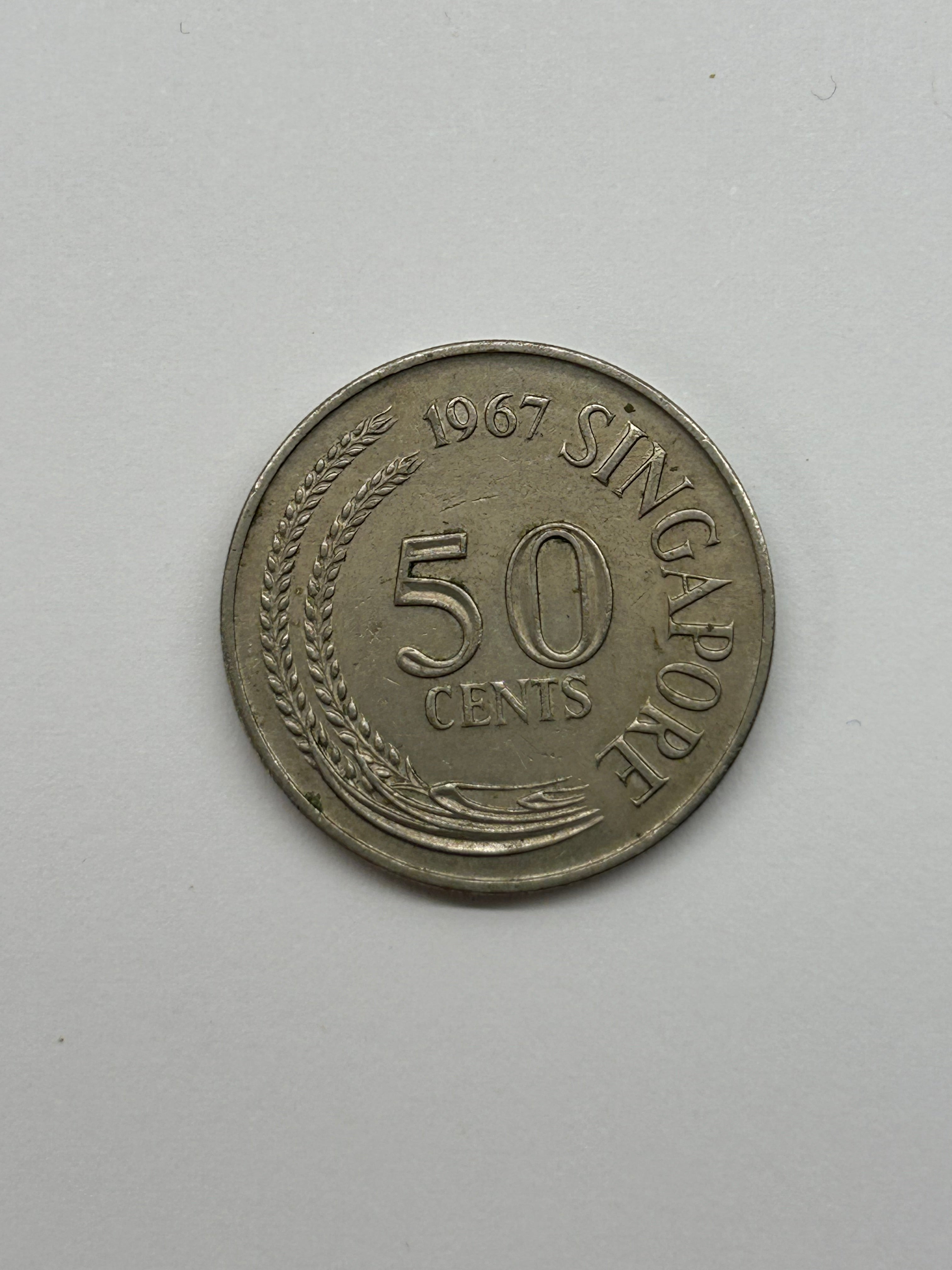 50 Cents Singapore 1967