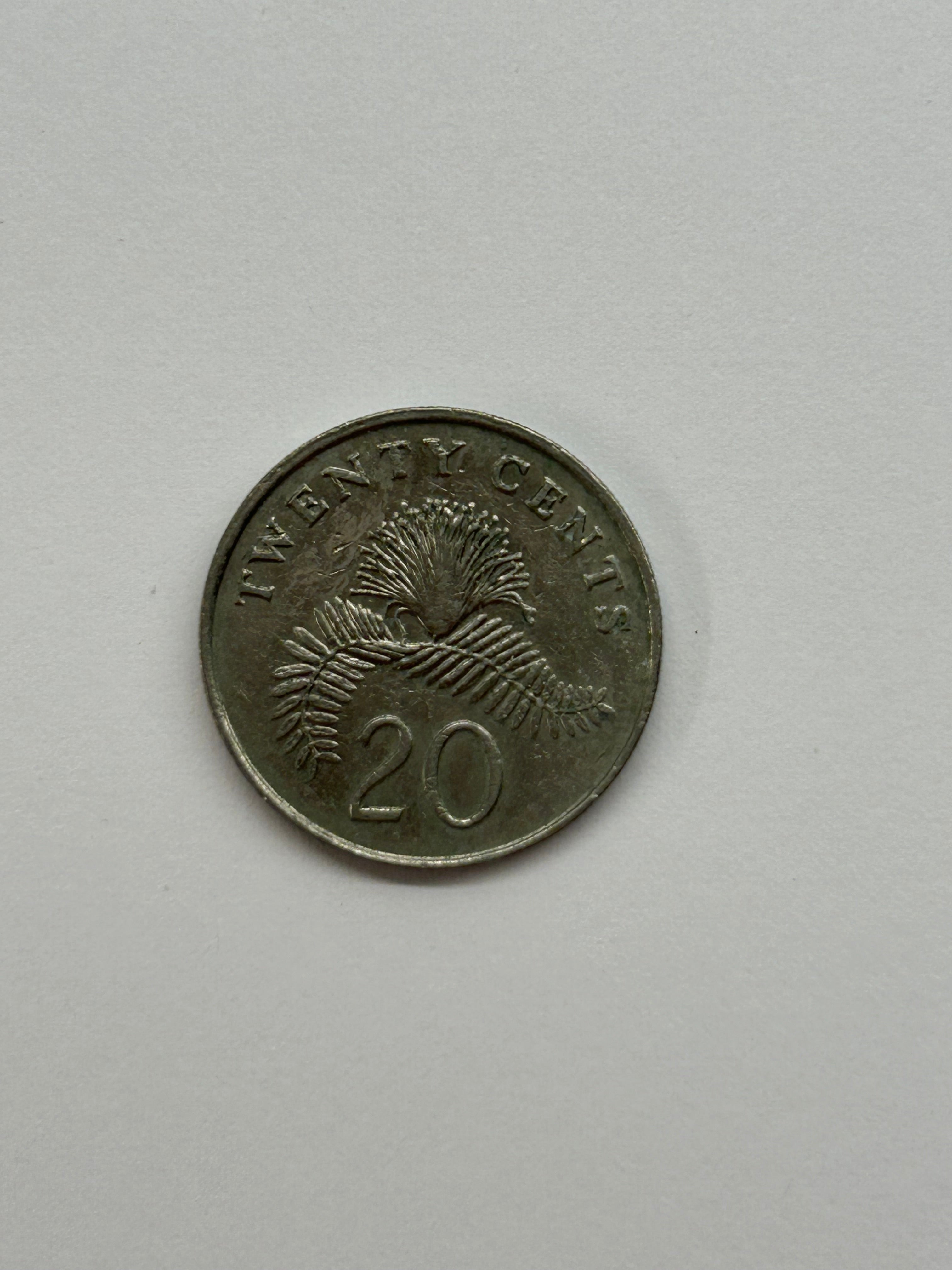 20 Cents Singapore 1991