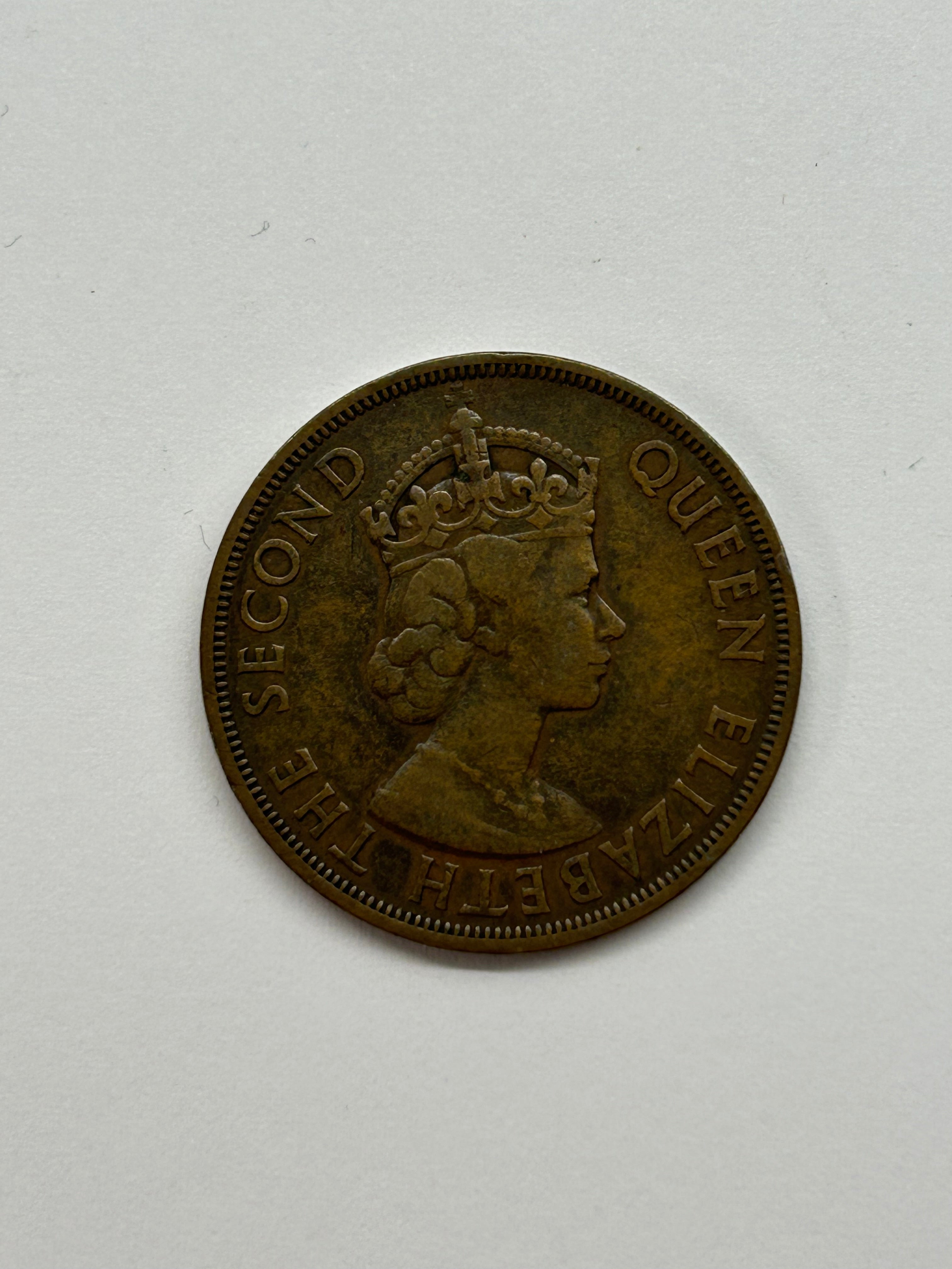 2 Cents British Caribbean Territories 1955