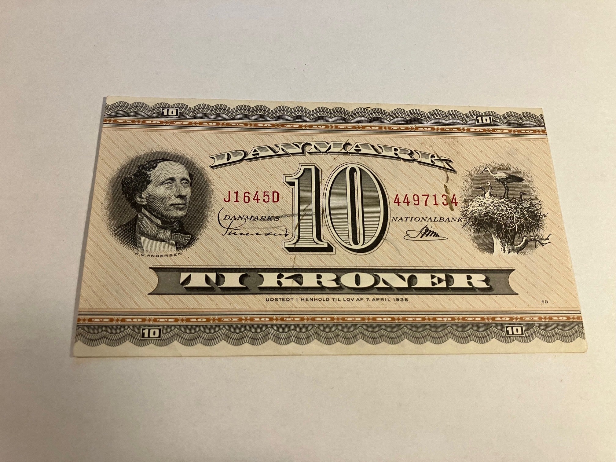 10 kroner 1964