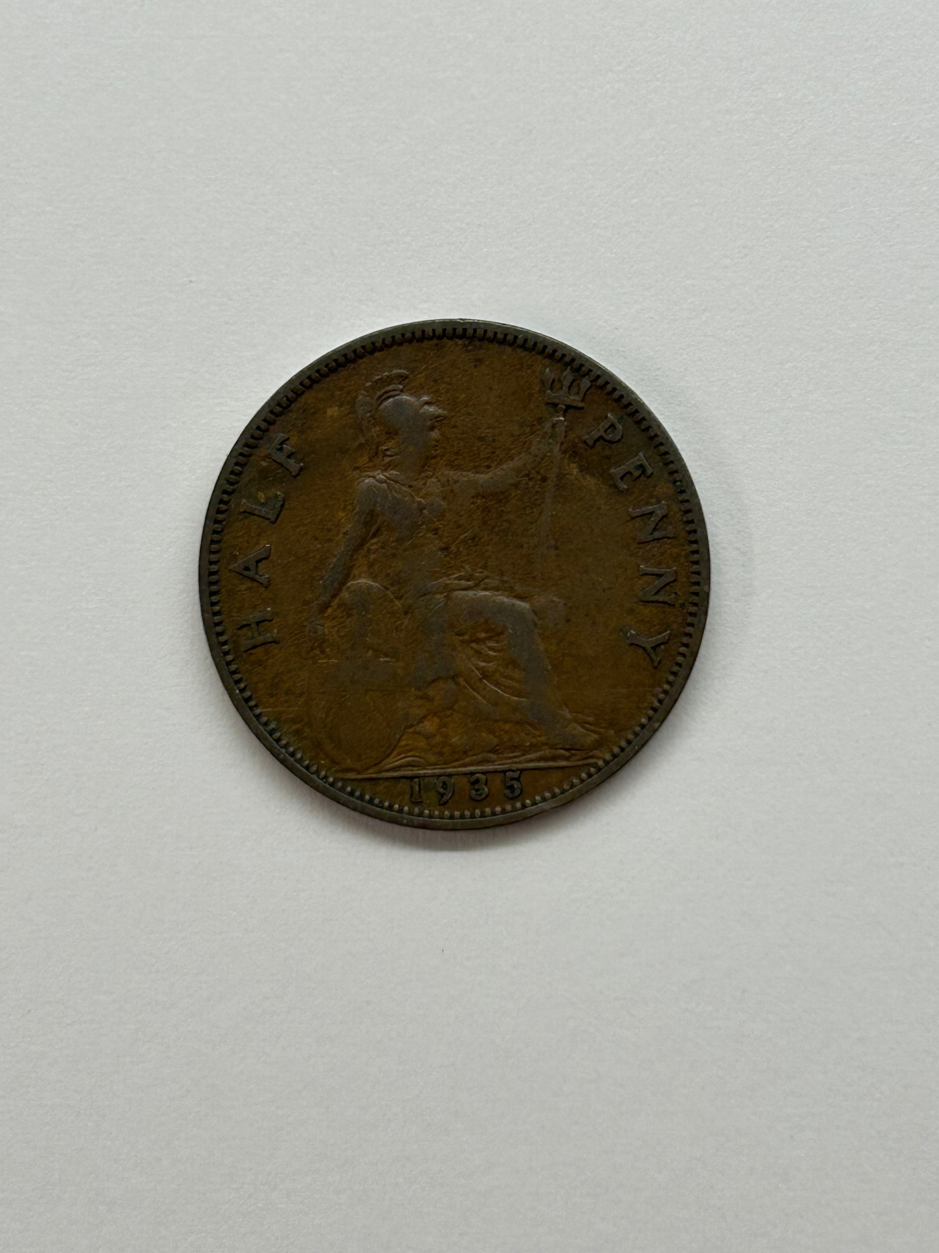 Half Penny 1935 England