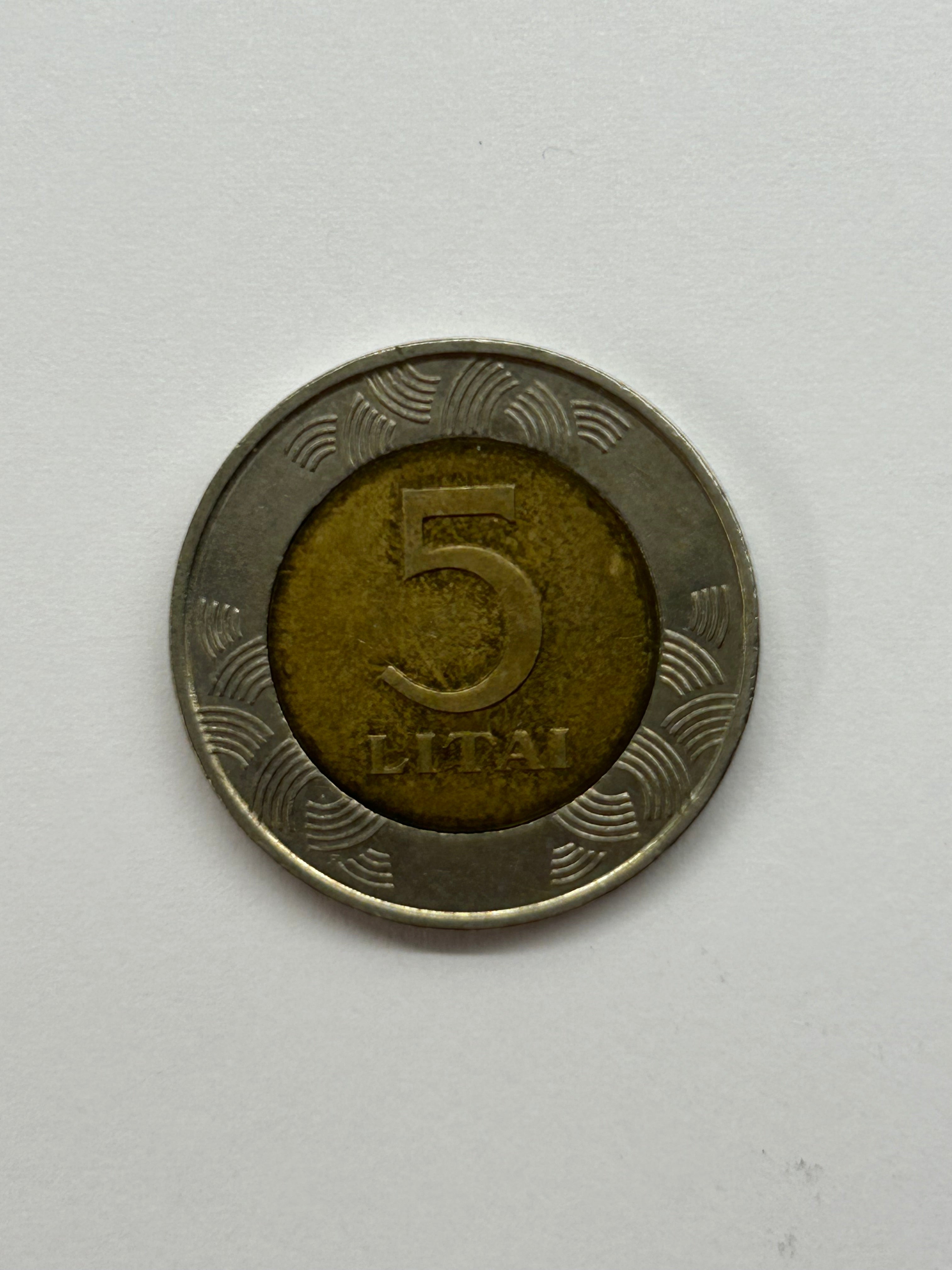 5 Litai 1999 Lithuania