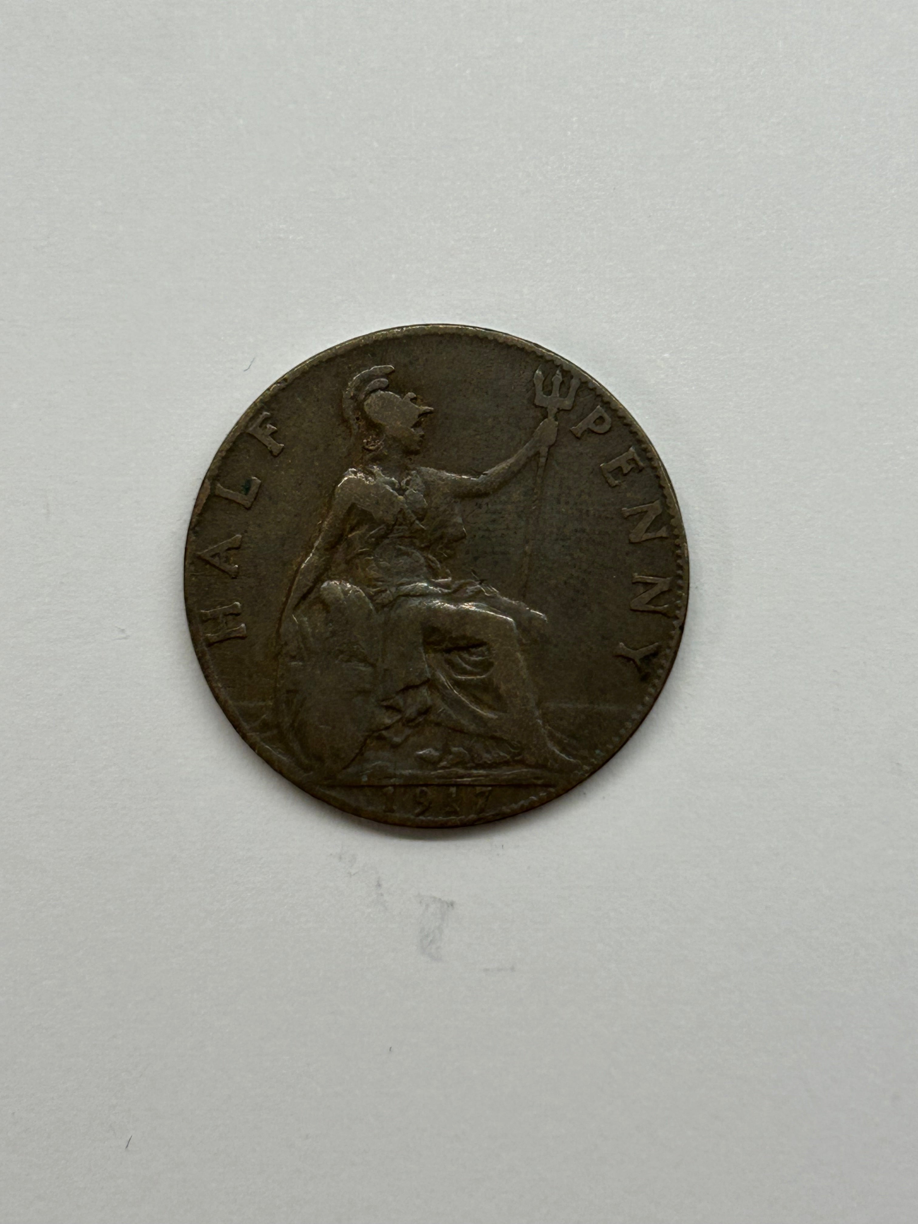 Half Penny 1917 England