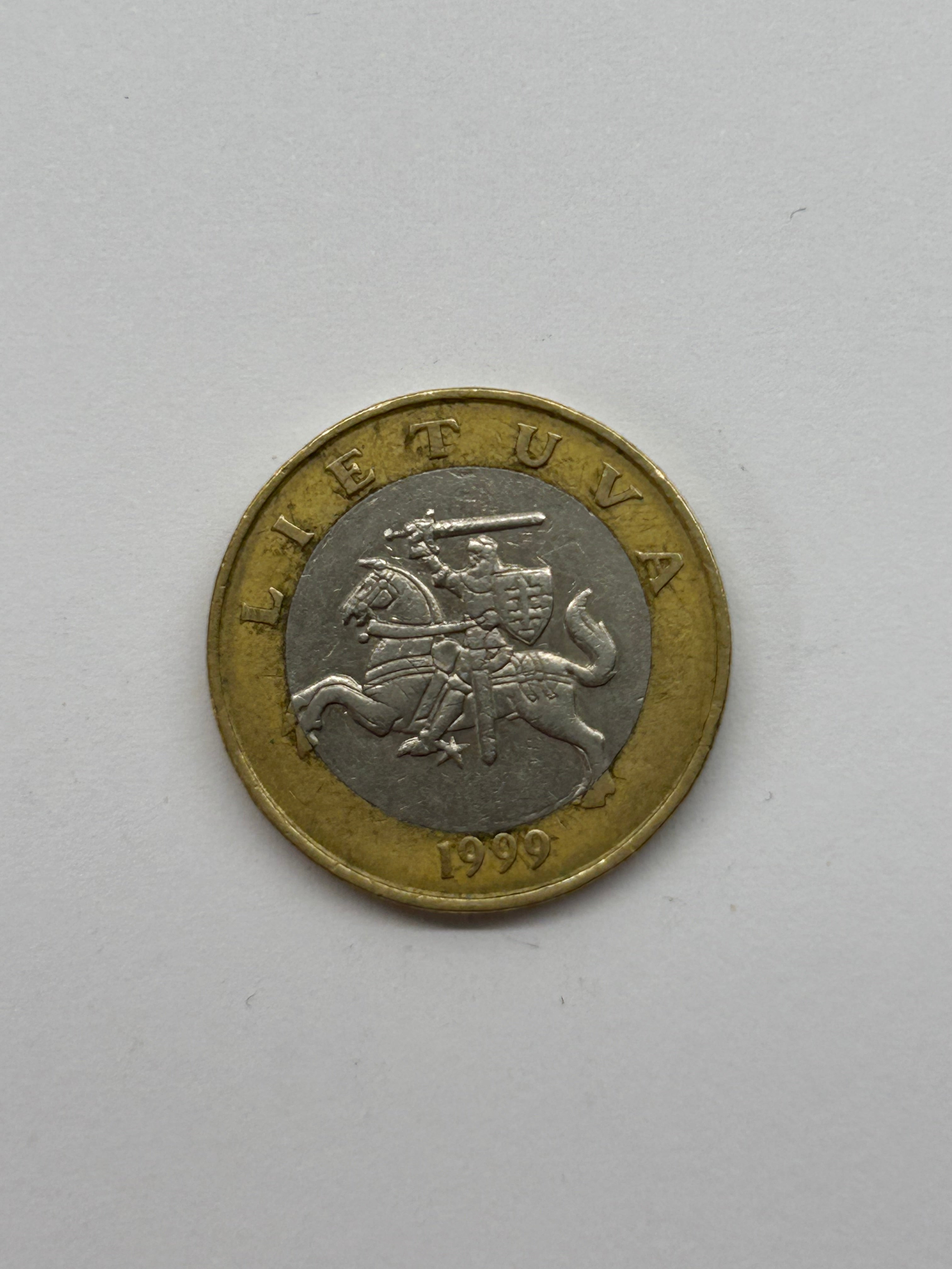 2 Litai Lithuania 1999