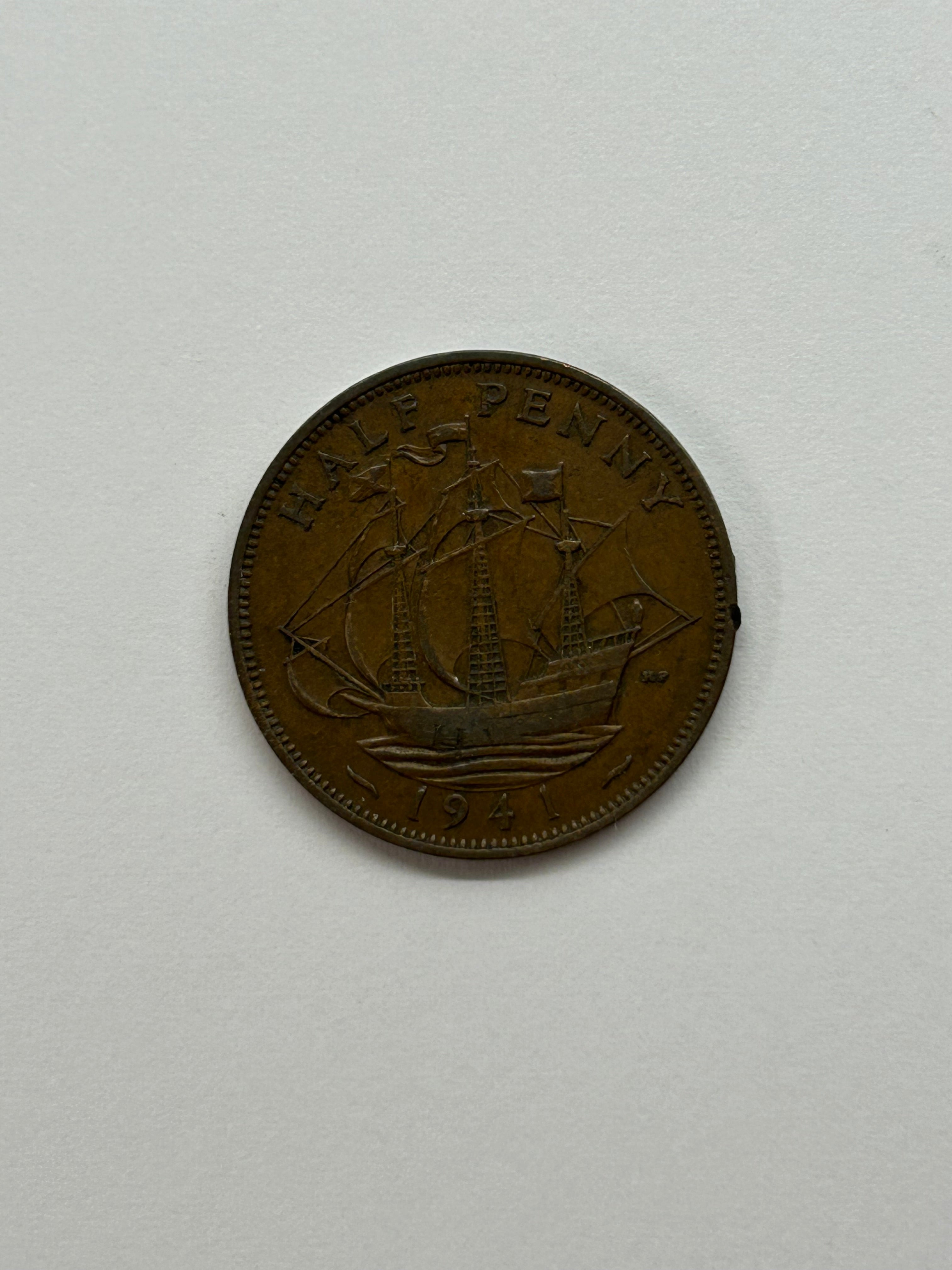 Half Penny 1941 England