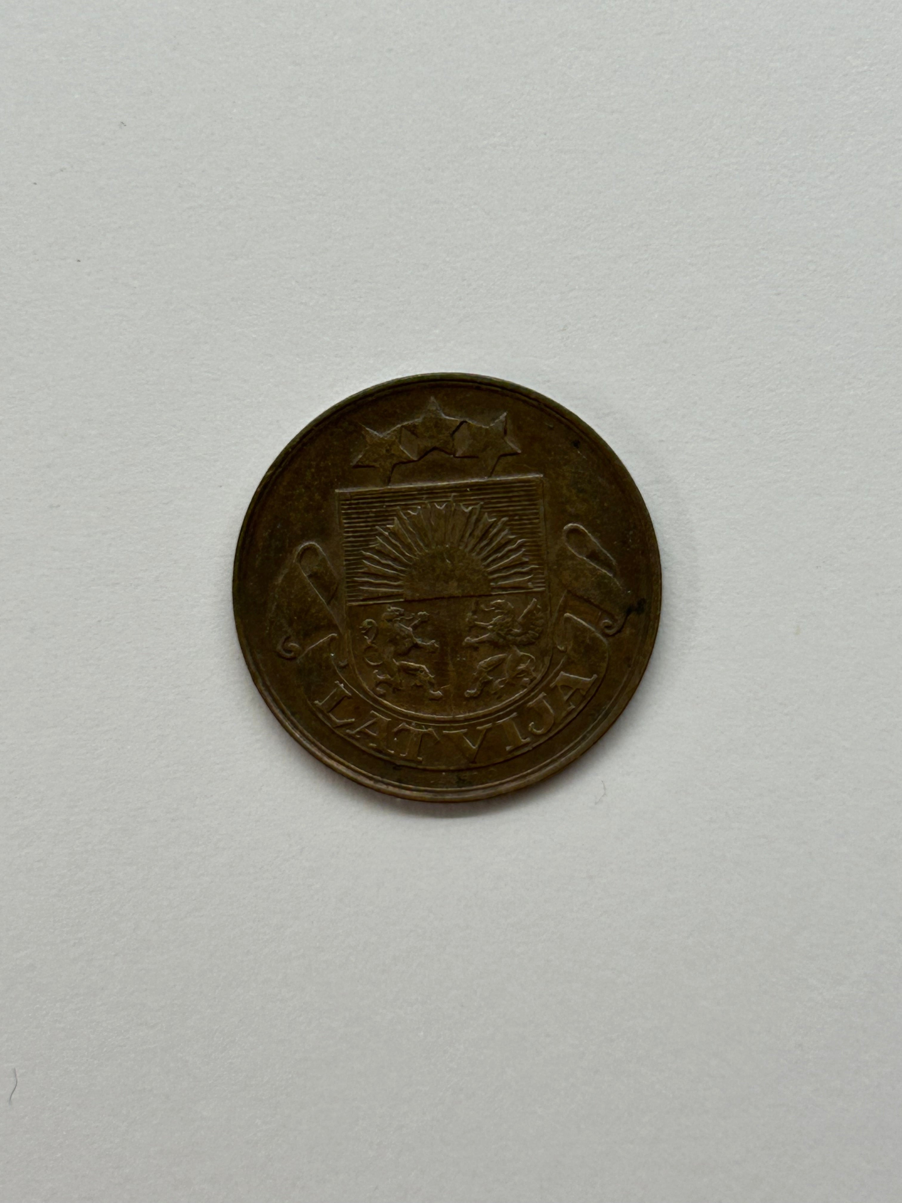 5 Santimi 1922 Latvia