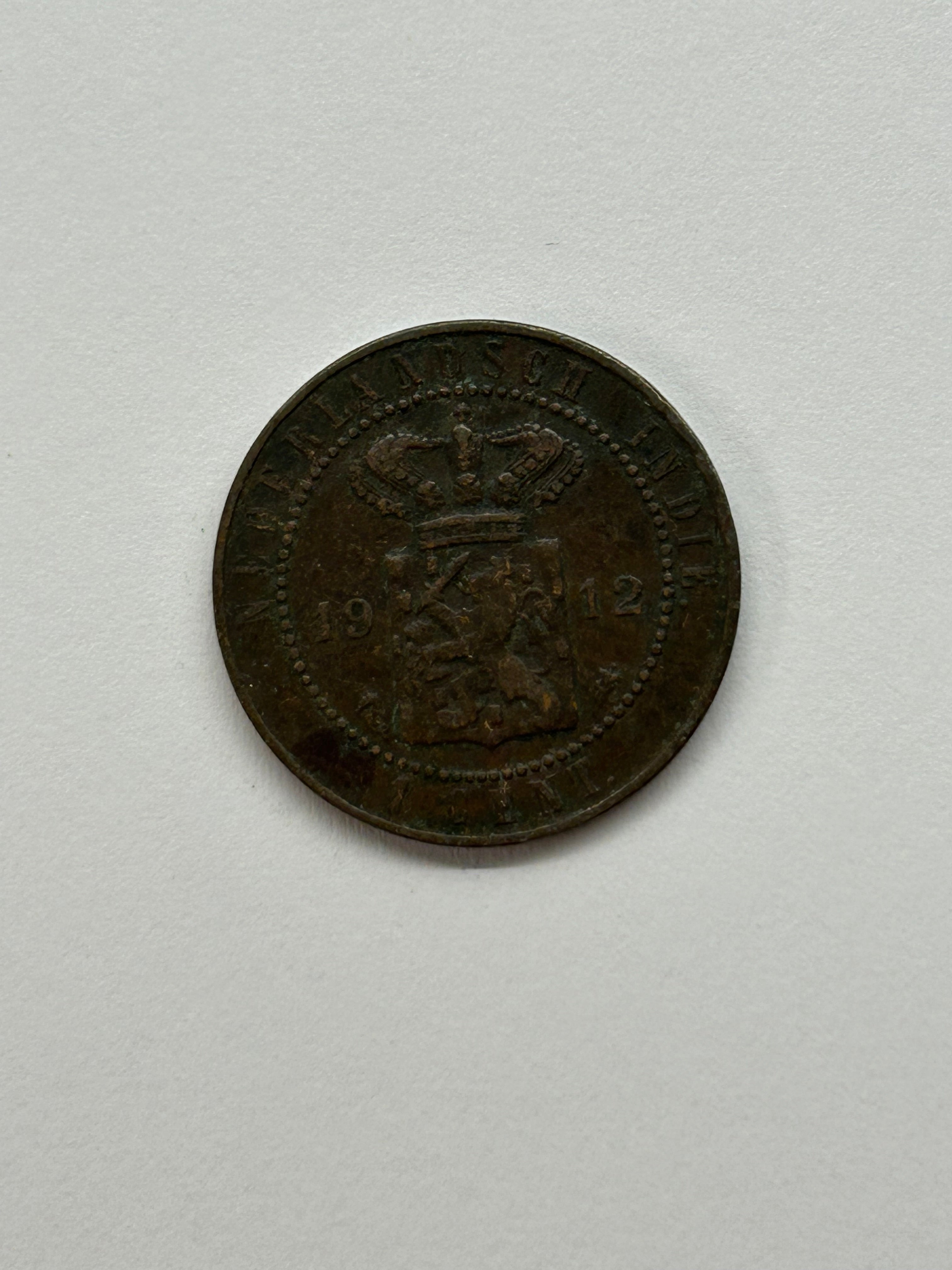 1 Cent Netherlands Indie 1912