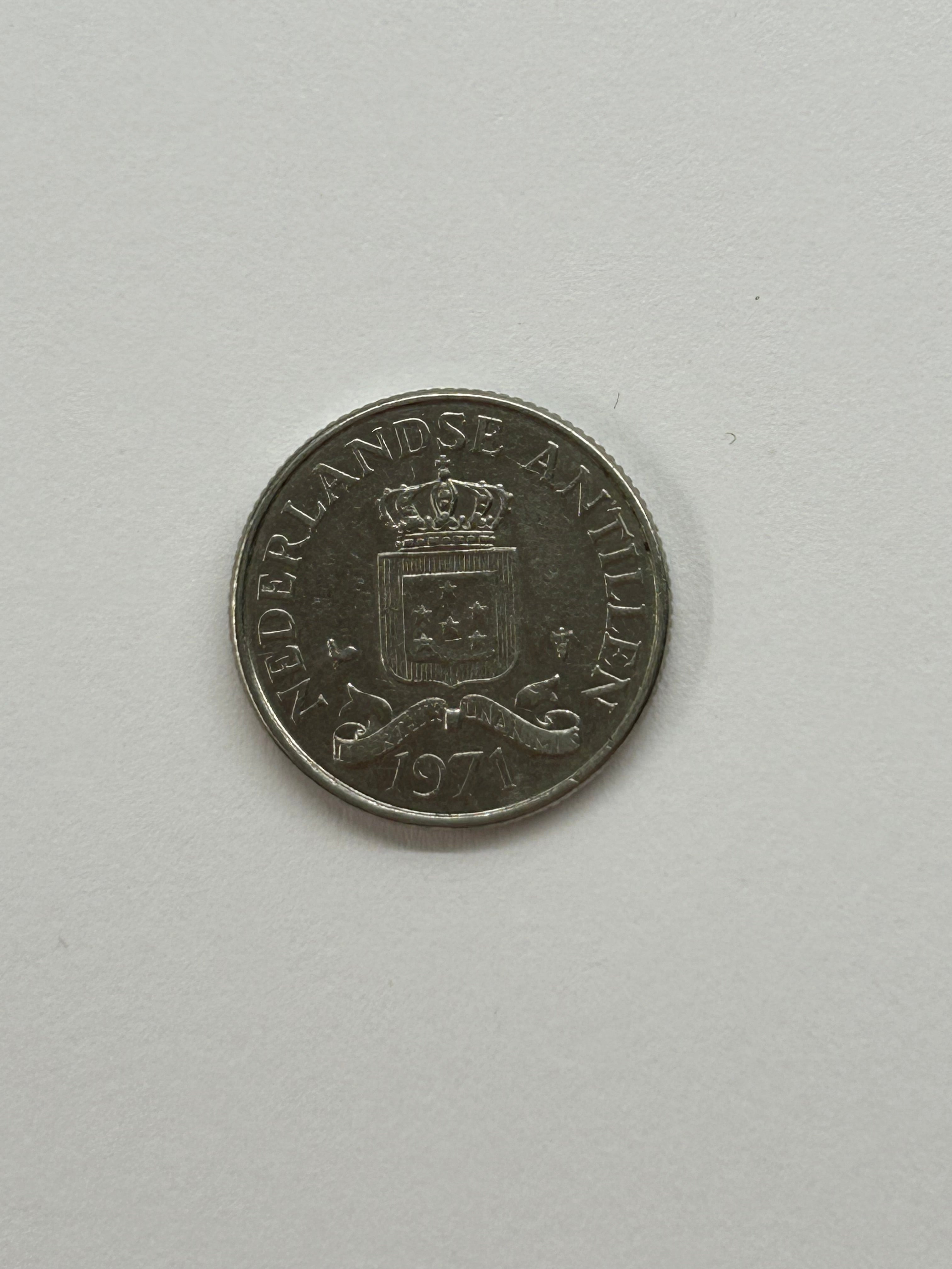 25 Cents Netherlands Antilles 1971