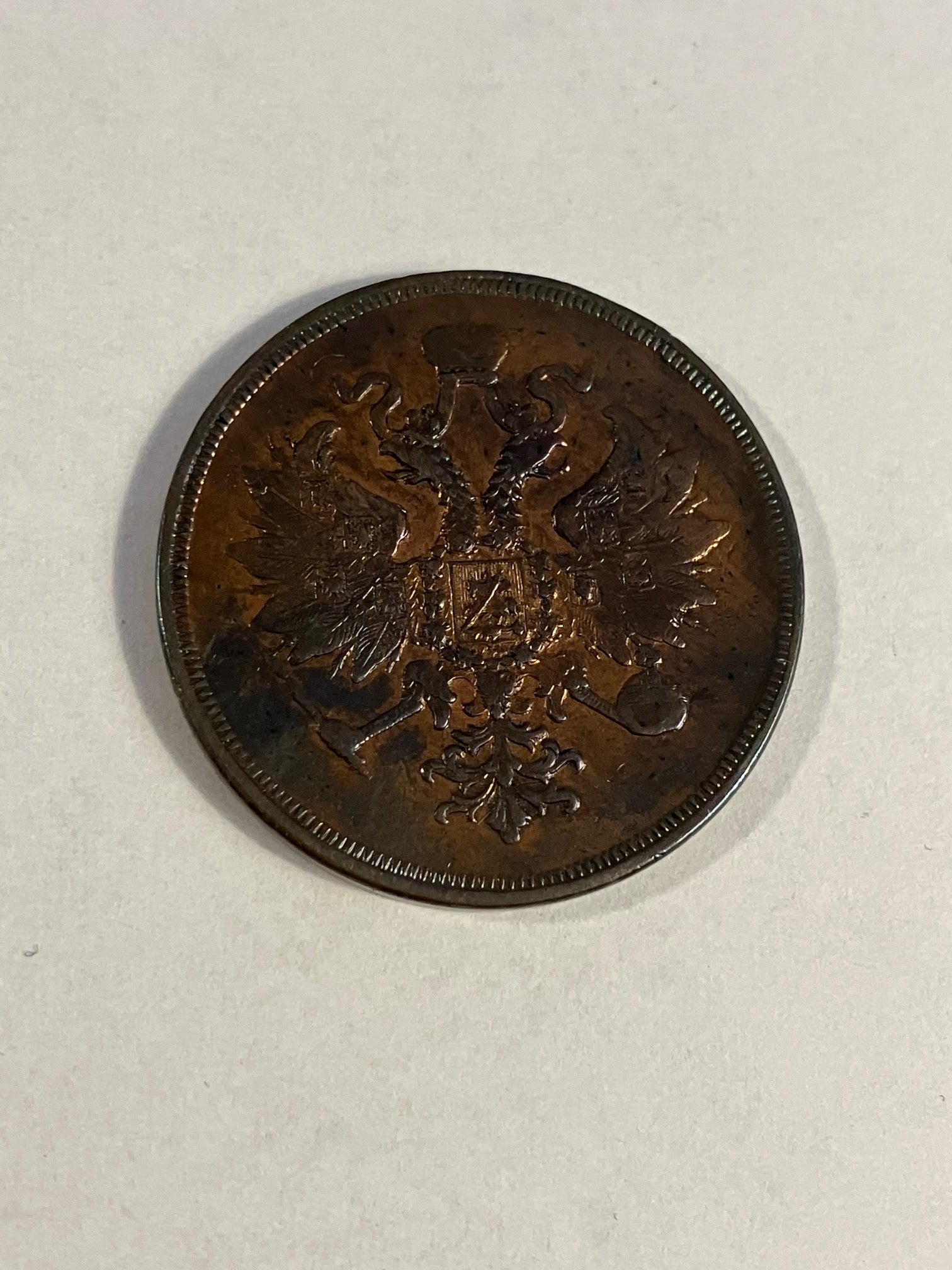 3 Kopeks Russia 1859 - Renset