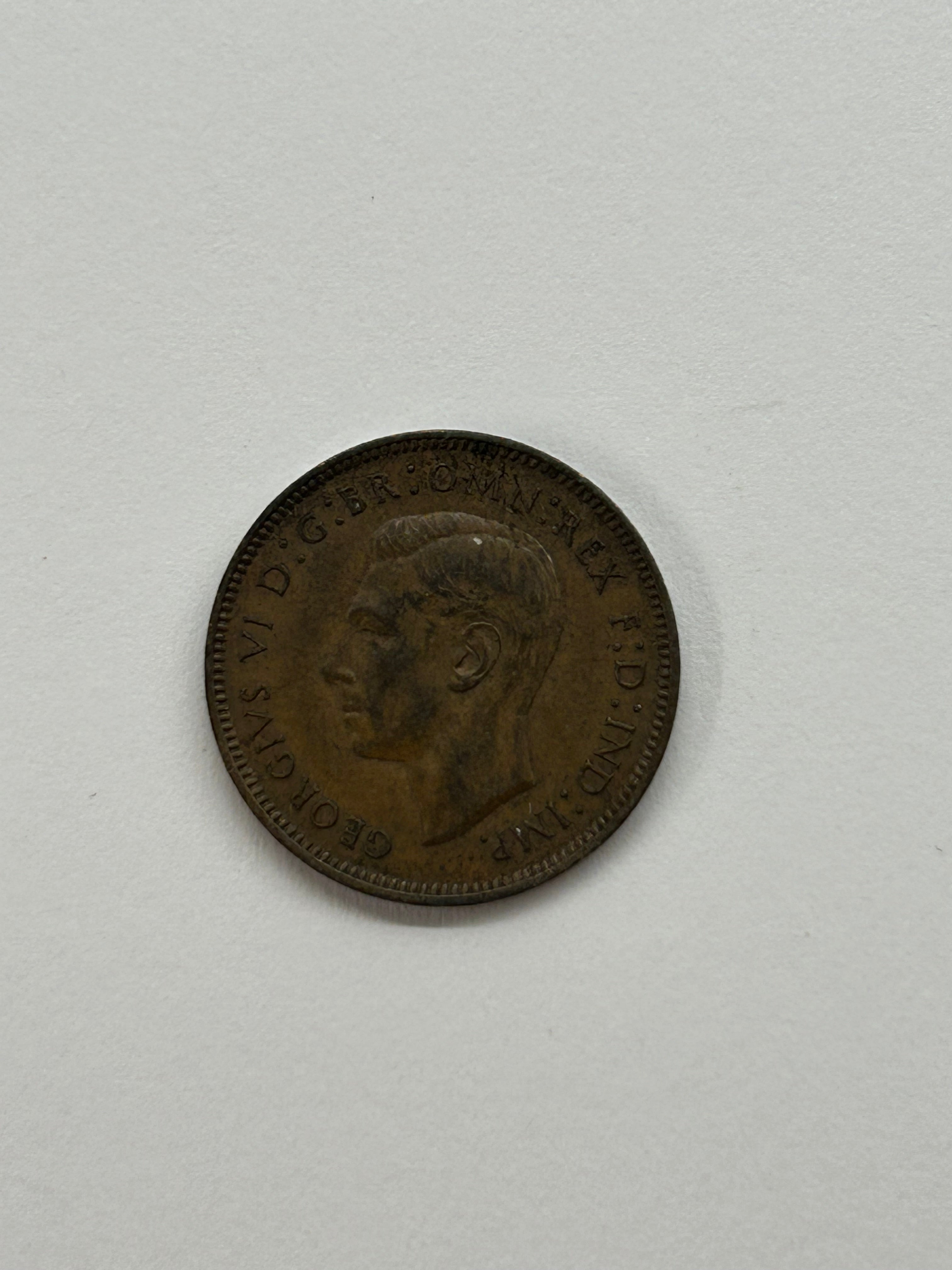 Farthing 1944 England