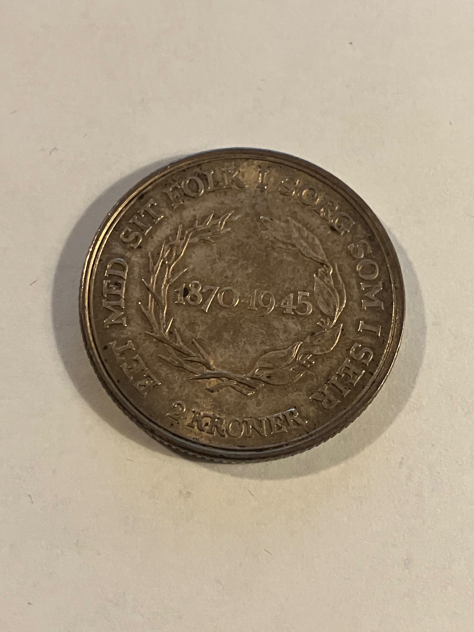 2 Kroner 1945 Danmark